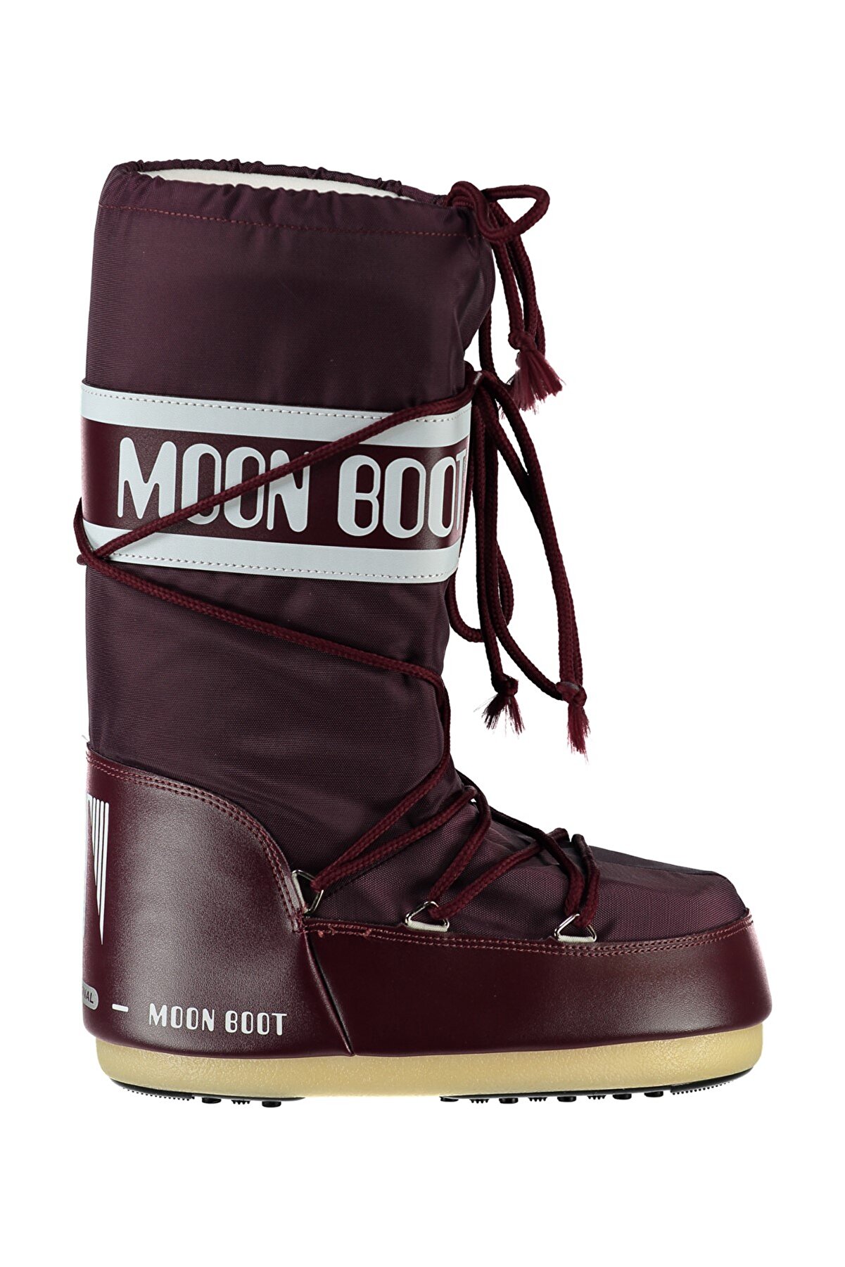 Moon Boot Nylon Burgundy Kadın Kar Botu