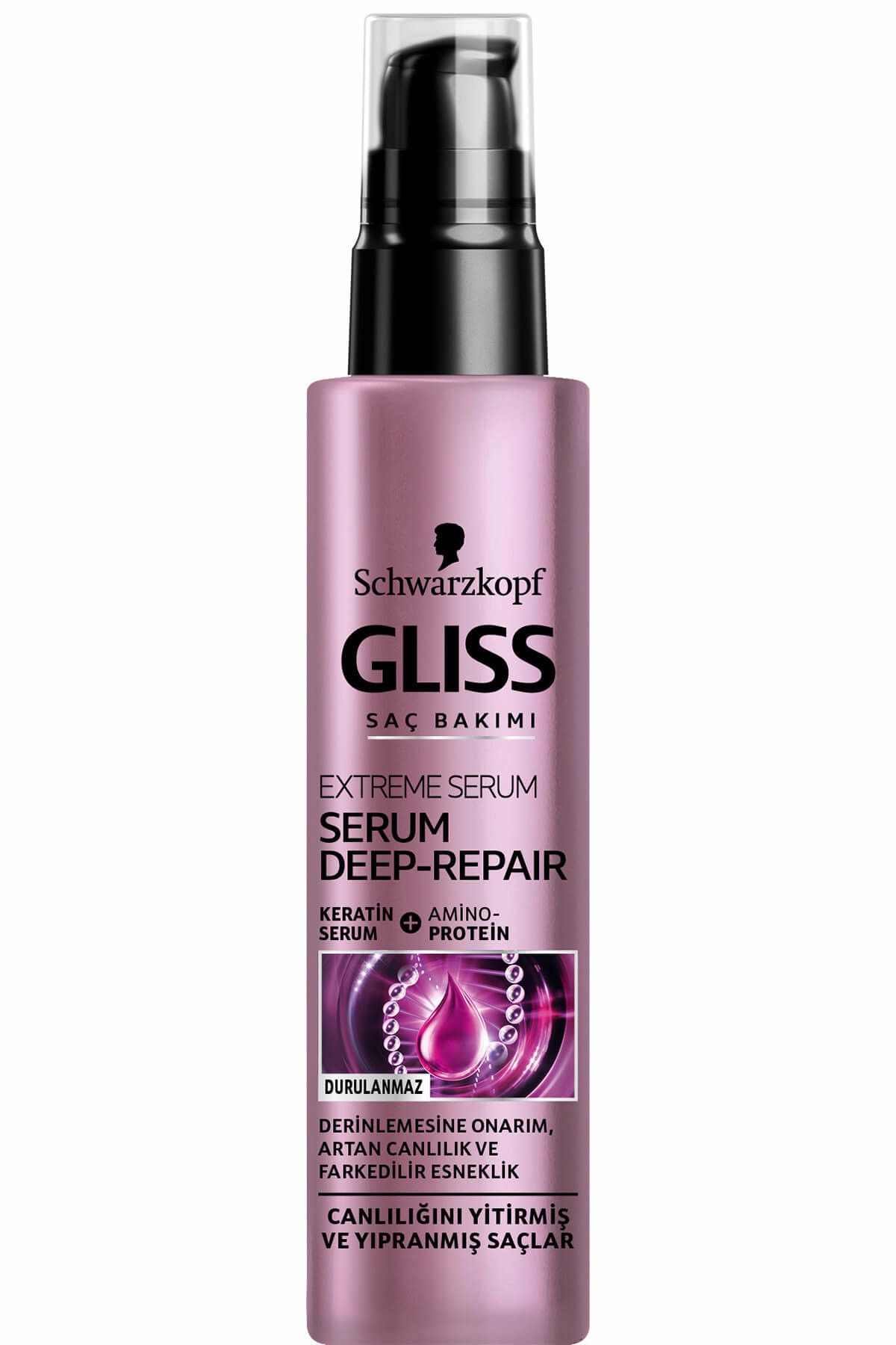 Gliss Serum Deep Repair Onarıma Yardımcı Saç Bakım Serumu 100 ml