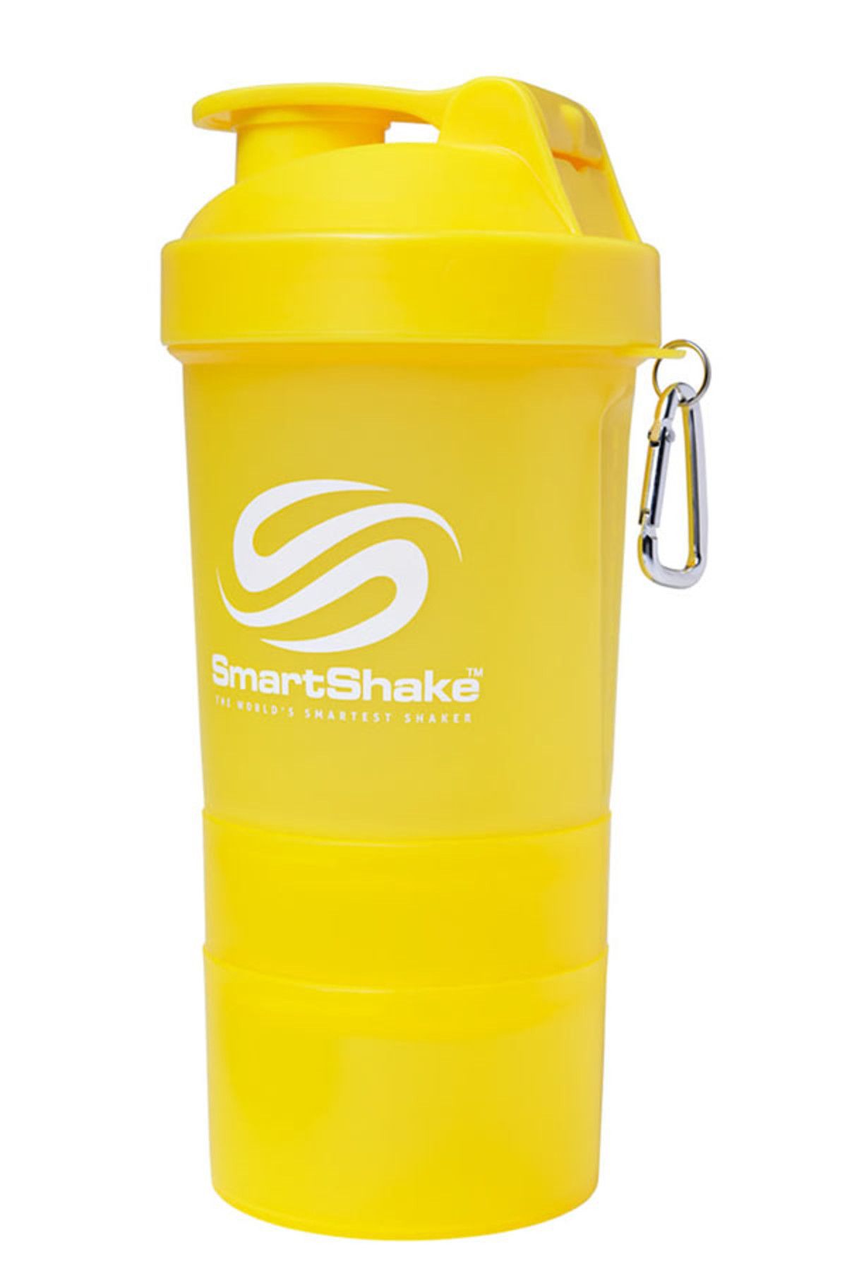 Smart Shake 600ML Shaker Neon Yellow