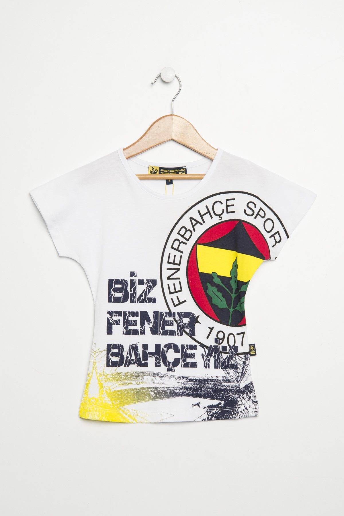 Fenerbahçe Fenerbahçe Çocuk Beyaz T-Shirt - TK010C4Y15