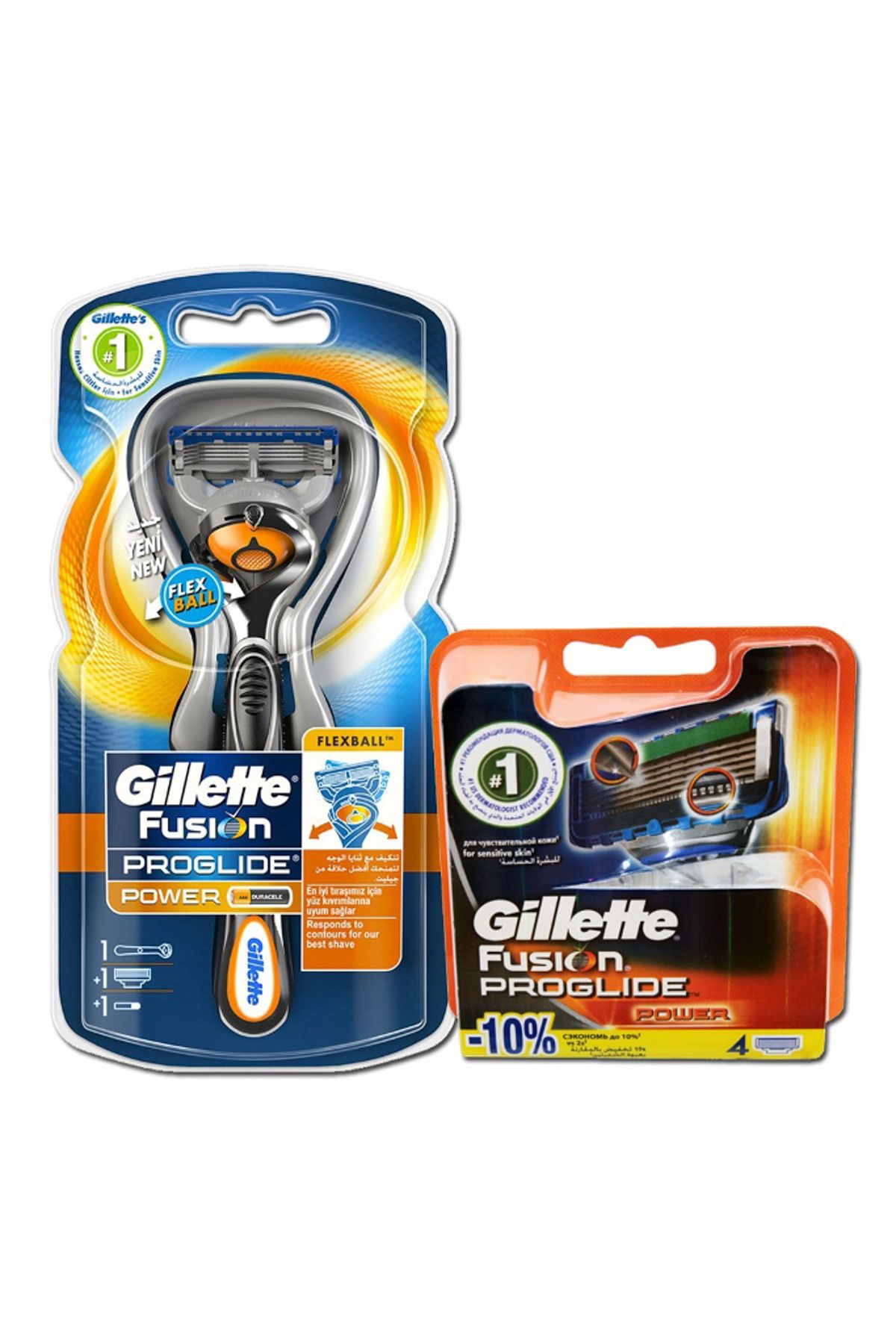 Gillette Fusion Proglide Power Flexball Tıraş Makinesi + 5 Yedek
