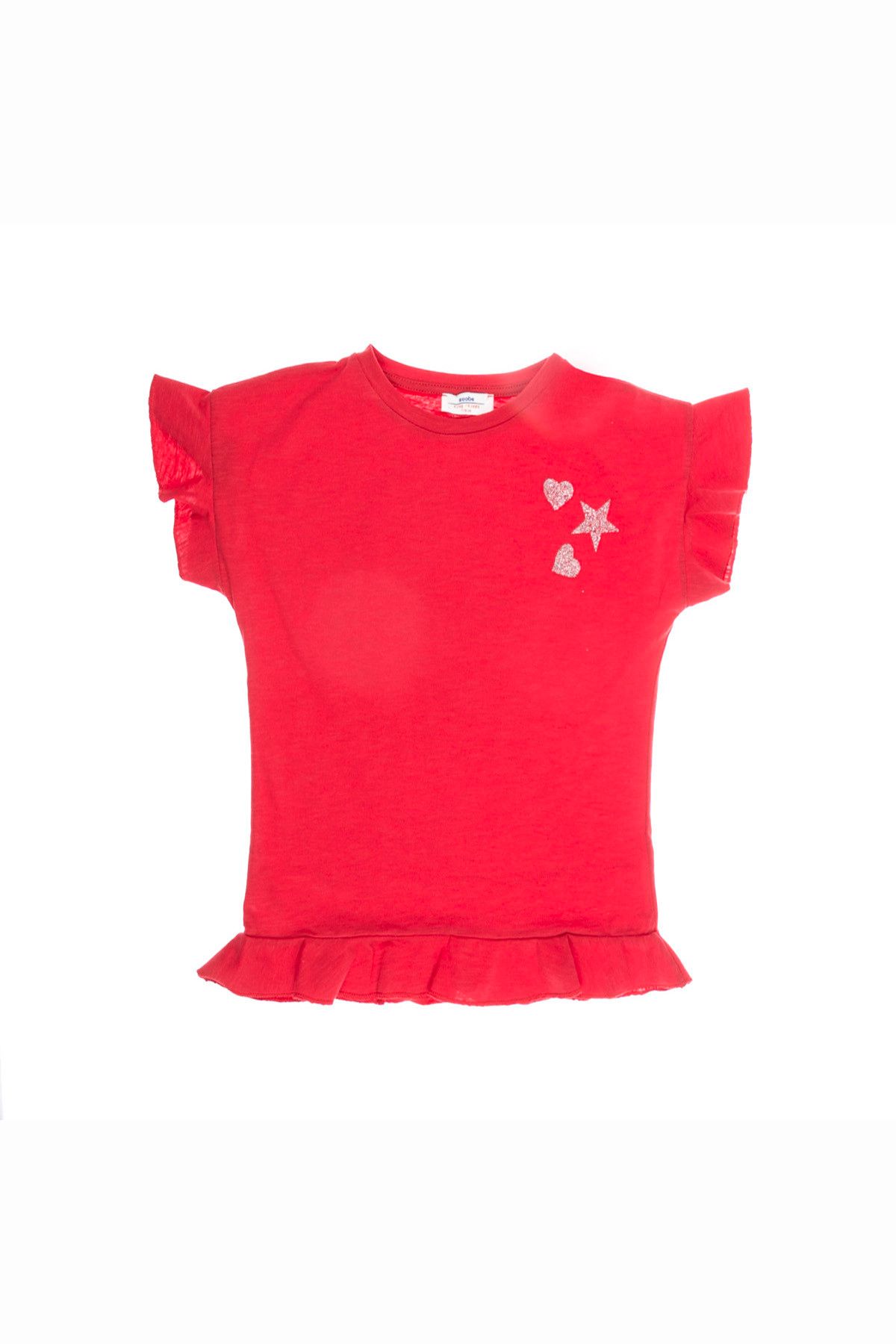 Soobe Kırmızı Kız Çocuk T-Shirt