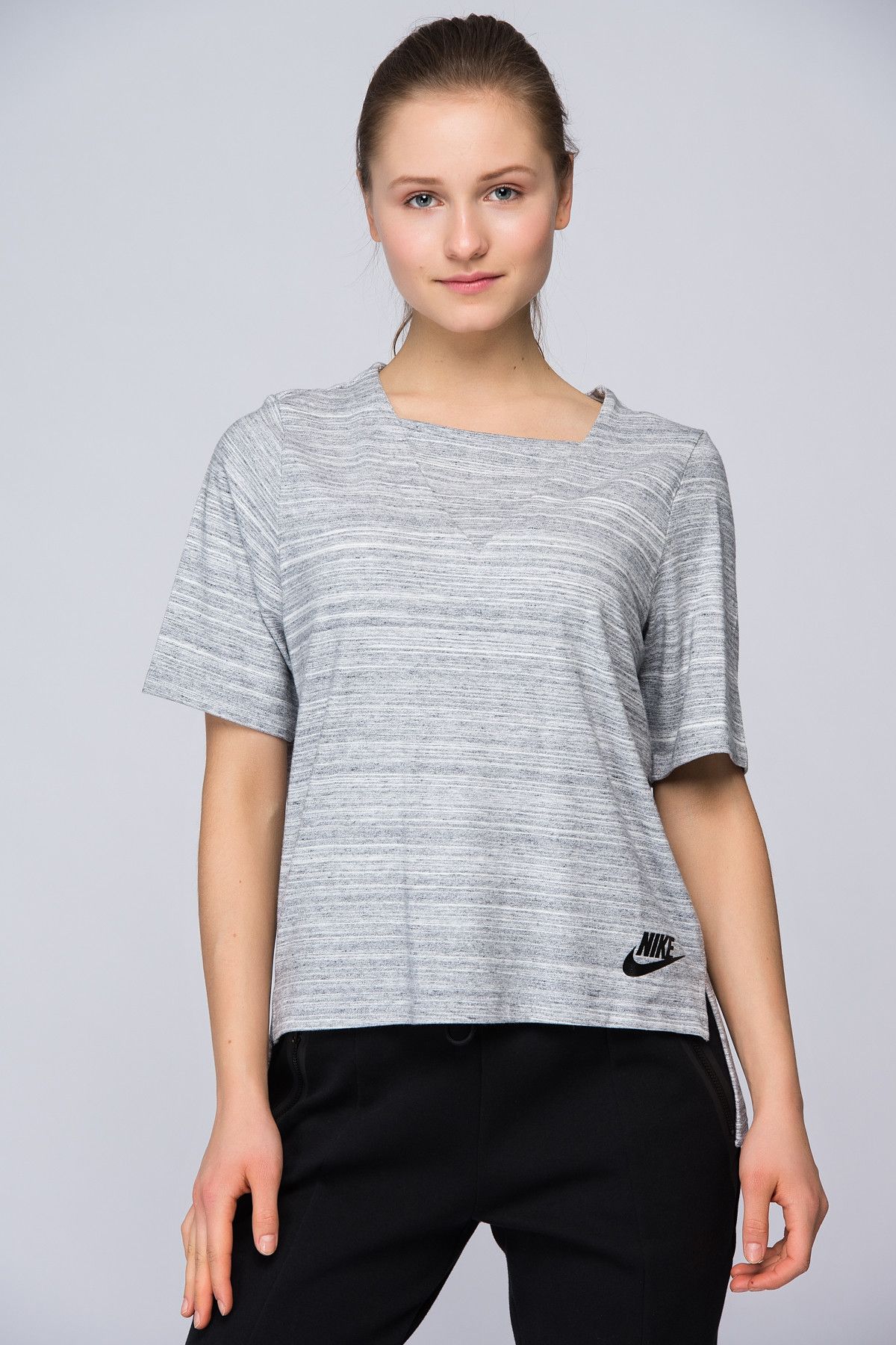 Nike Kadın T-Shirt - W Nsw Av15 Top Knt - 838954-100