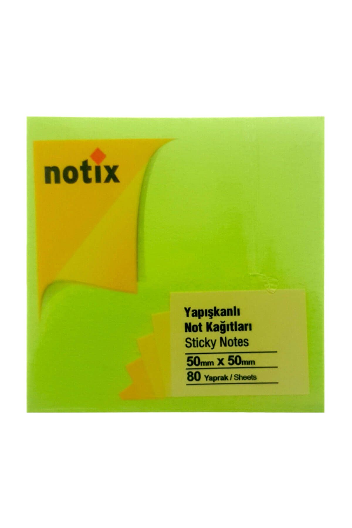 Umix Notix Yapışkanlı Notluk Yeşil 80 Yp 50x50mm
