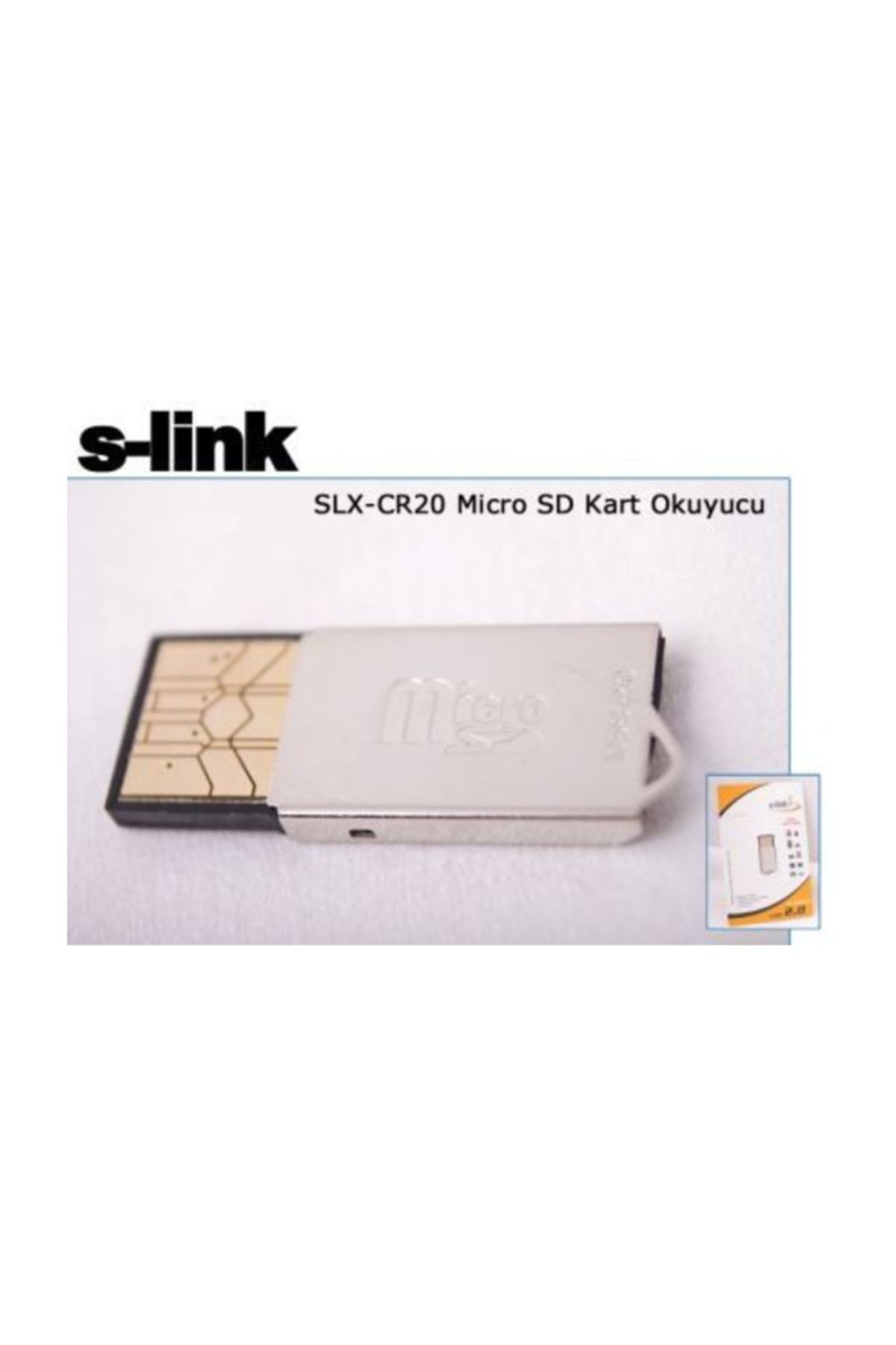 S-Link S-Lınk Slx-Cr20 Usb 2,0 Micro Sd Kart Okuyucu