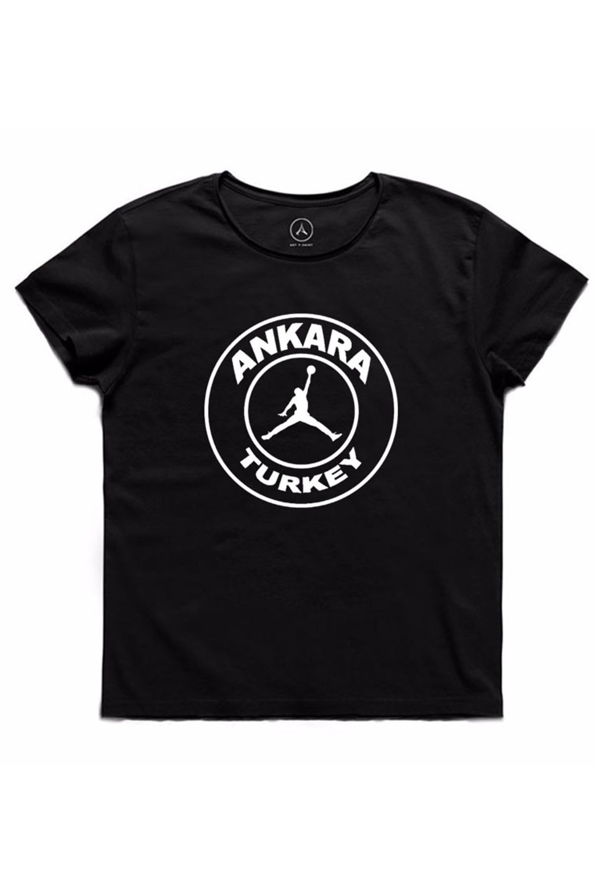 Art T-Shirt Erkek Siyah Basketball Love Ankara Turkey T-Shirt ART018628M