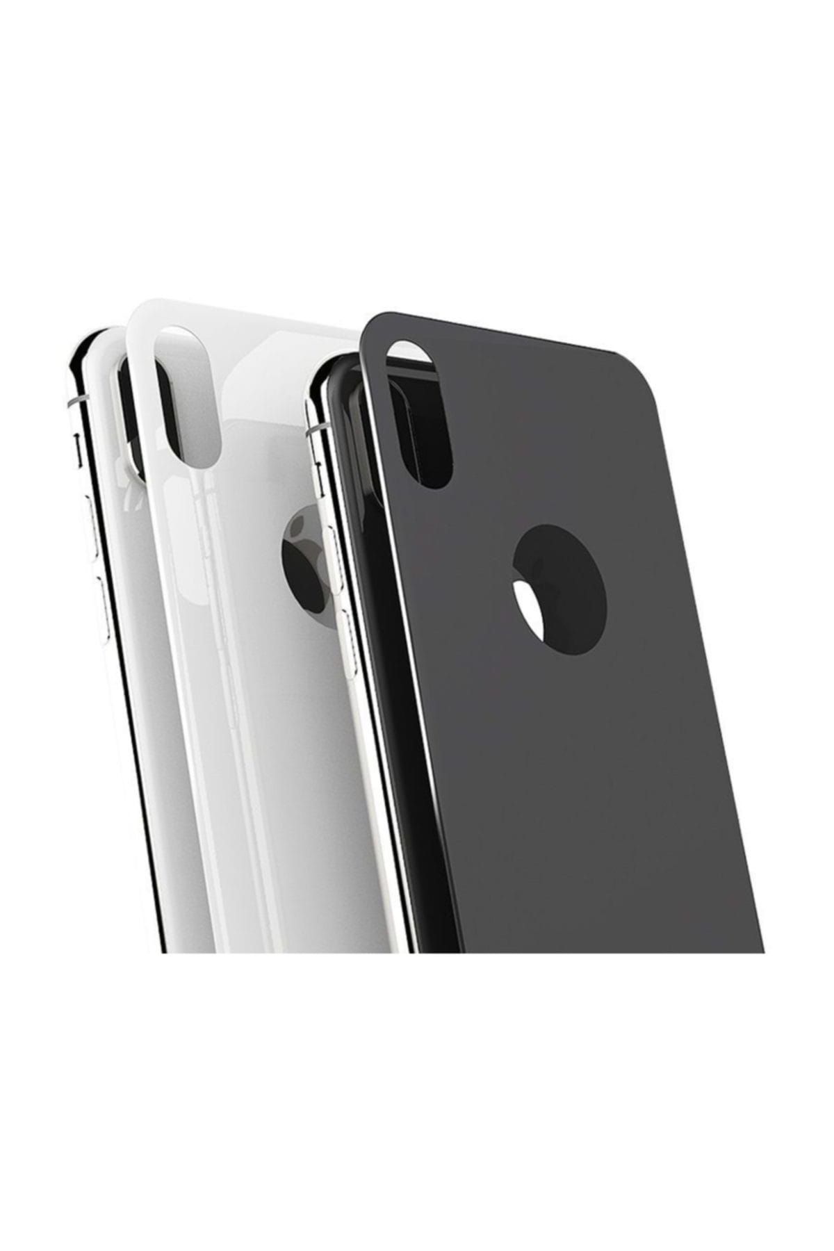 Bufalo iPhone 7/8 Kavisli 4D ARKA GÖVDE Cam Ekran Koruyucu Beyaz