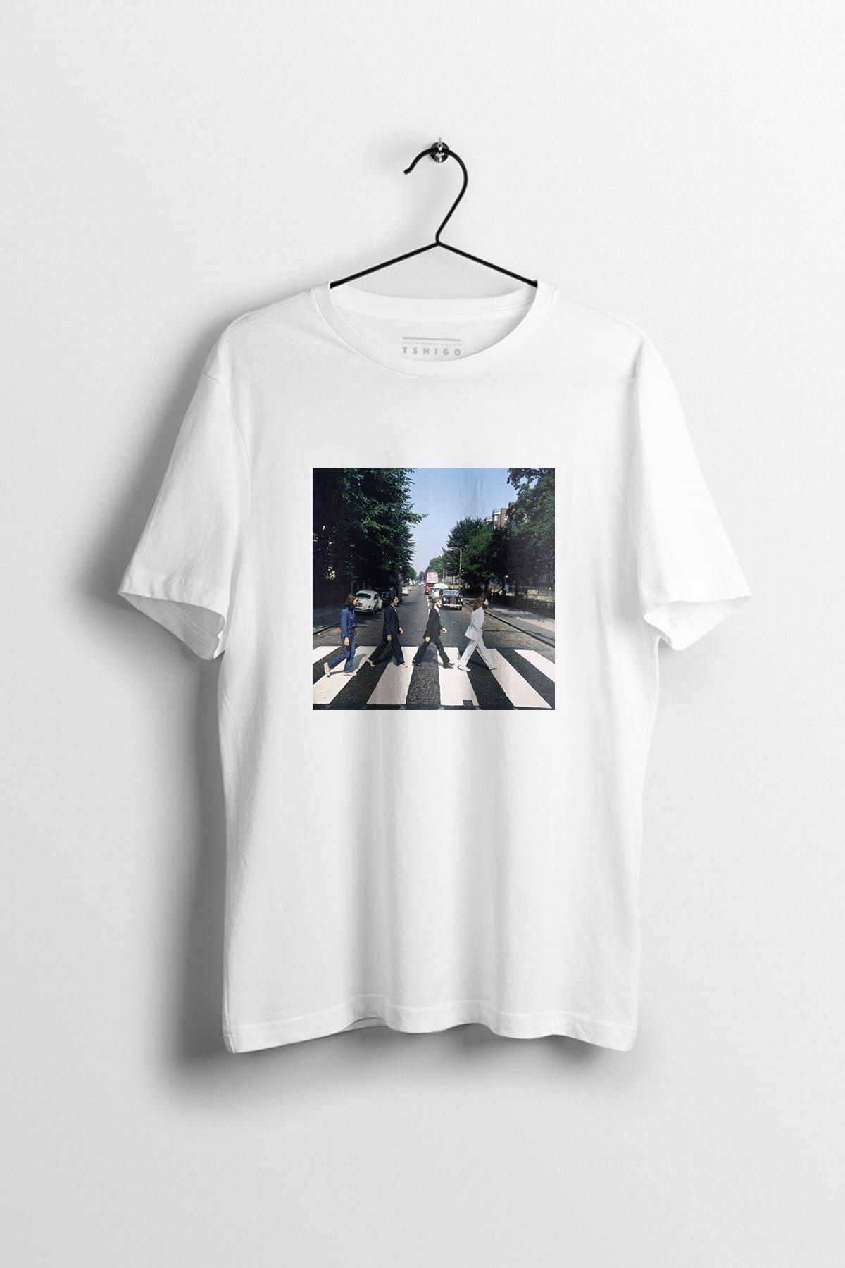 Tshigo Erkek Beatles Abbey Road Baskılı Tshirt
