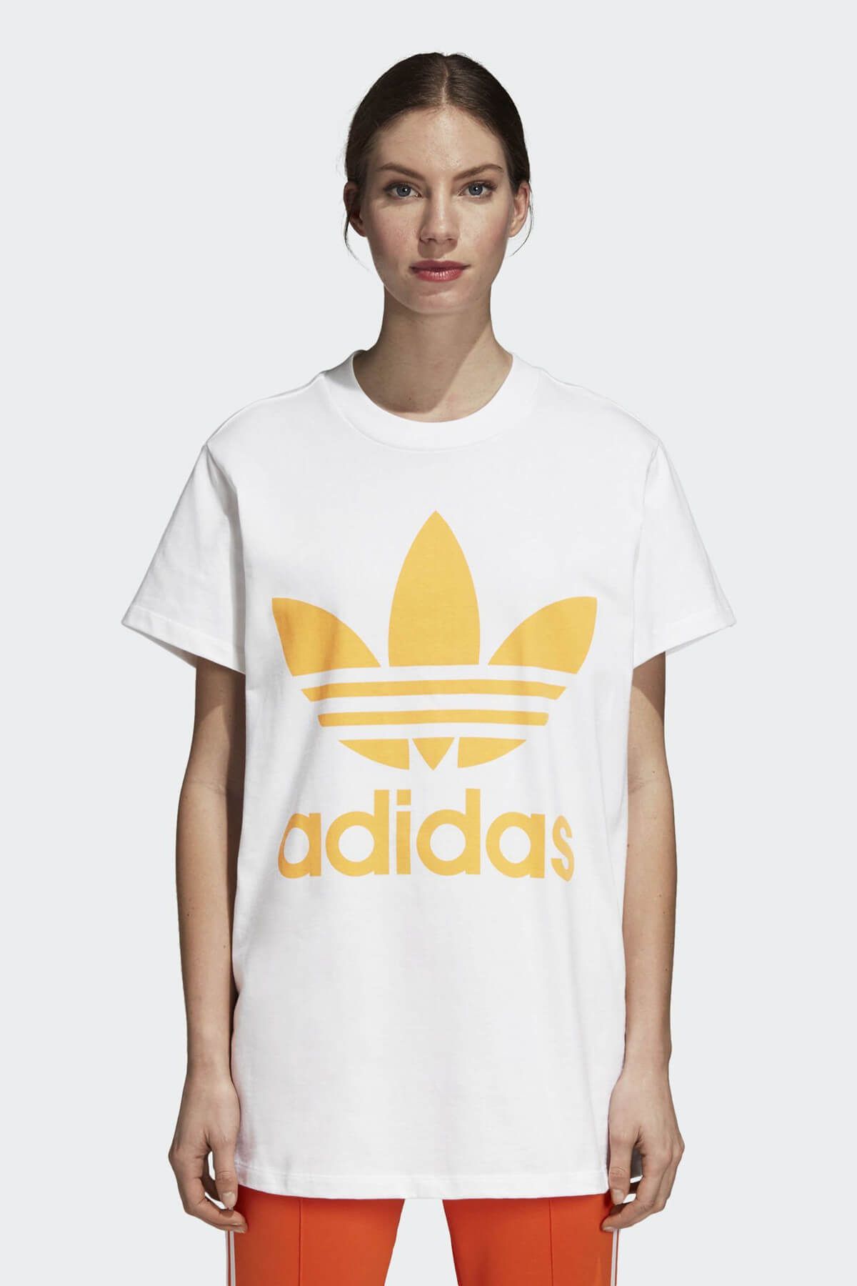 adidas Kadın Originals T-shirt - Big Trefoil Tee - DH3165