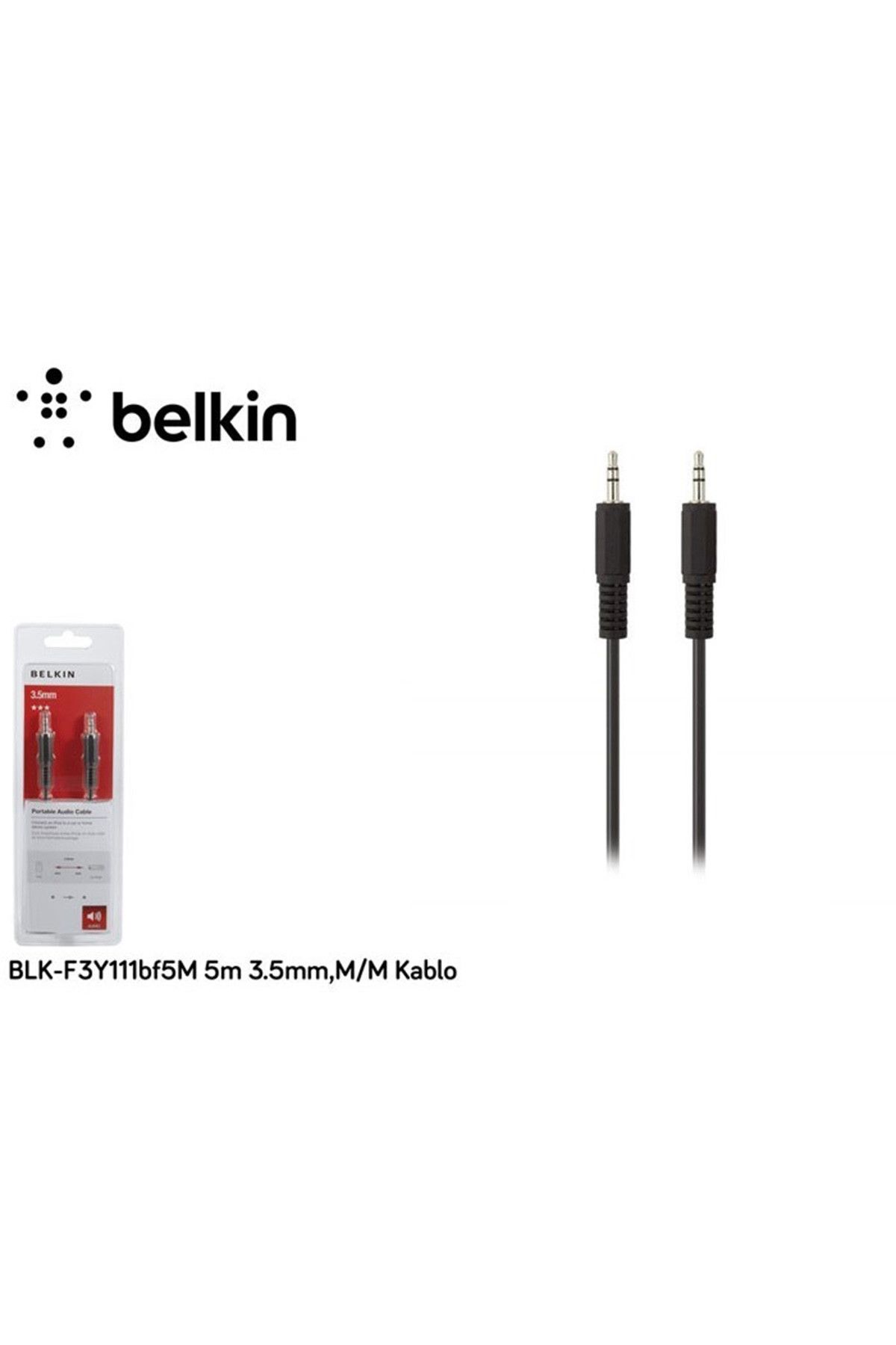 Belkin 5M 3.5Mm,M/M Kablo f3y111bf5m