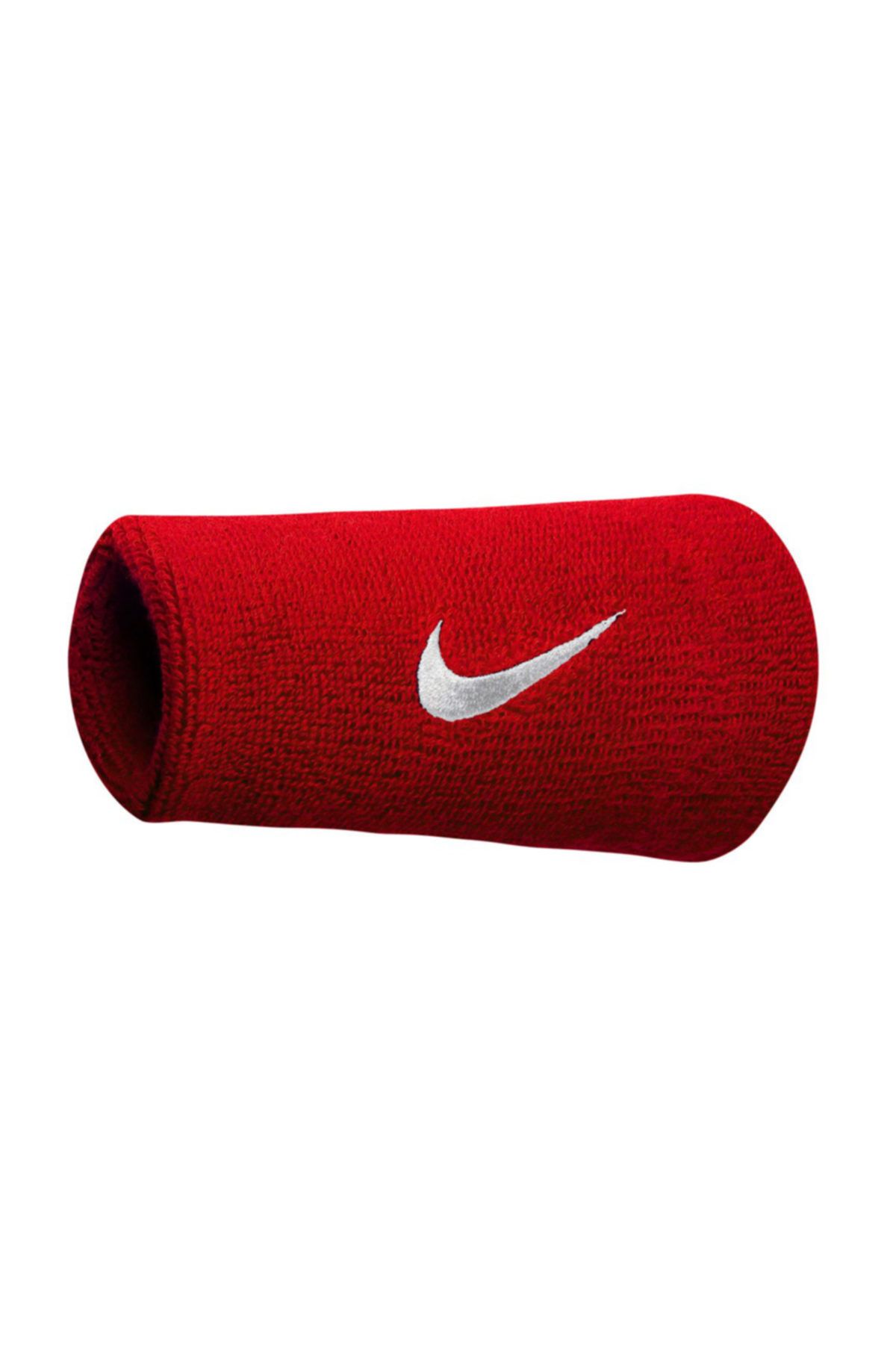 Nike Sporcu Aksesuarları - Kırmızı Swoosh Uzun Bileklik - N.NN.05.601.OS