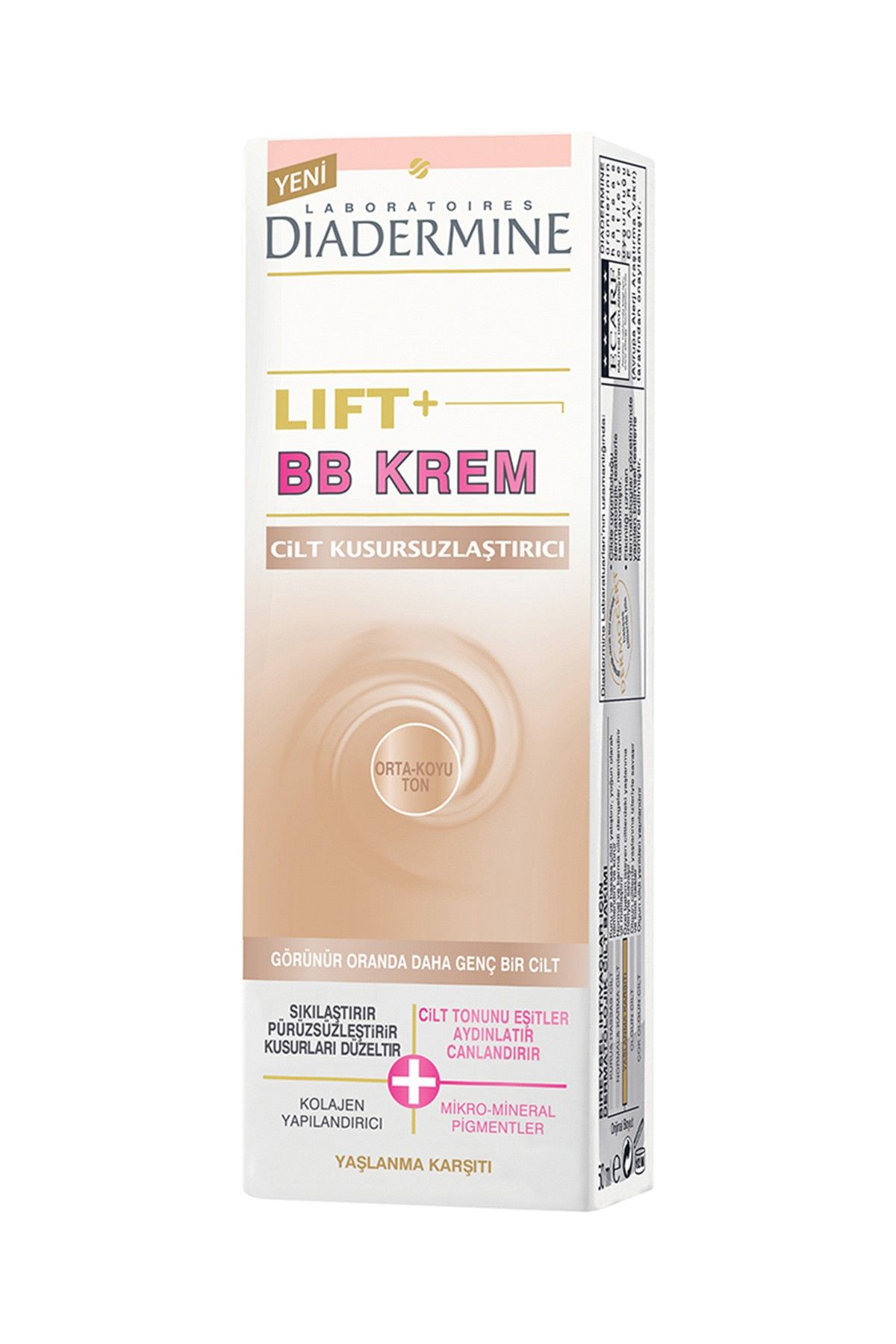 Diadermine BB Tüp Krem - Diadermine Lift+ Orta Ton 50 ml