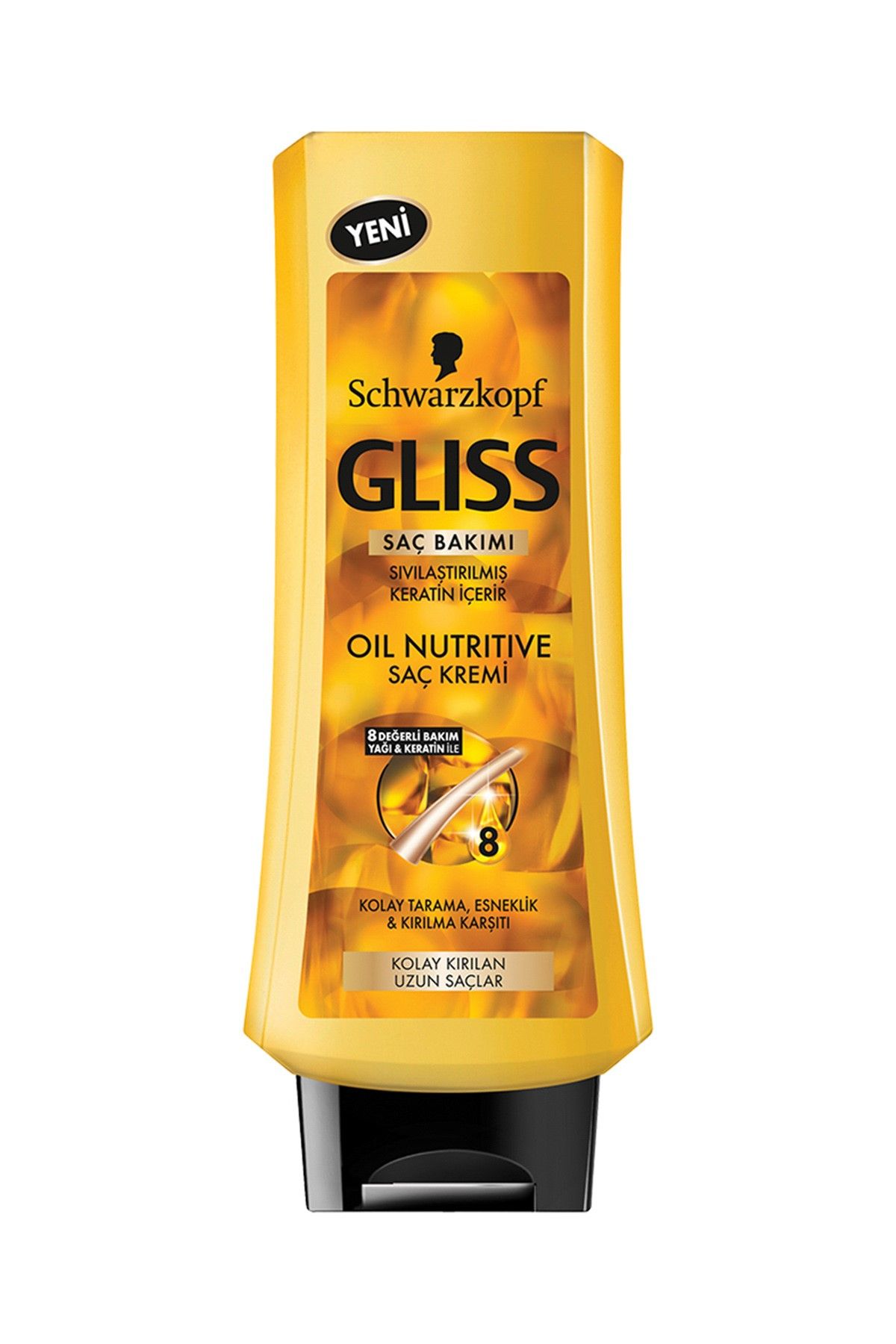 Gliss Oil Nutritive Kolay Kırılan Uzun Saçlar İçin Saç Kremi 400 ml