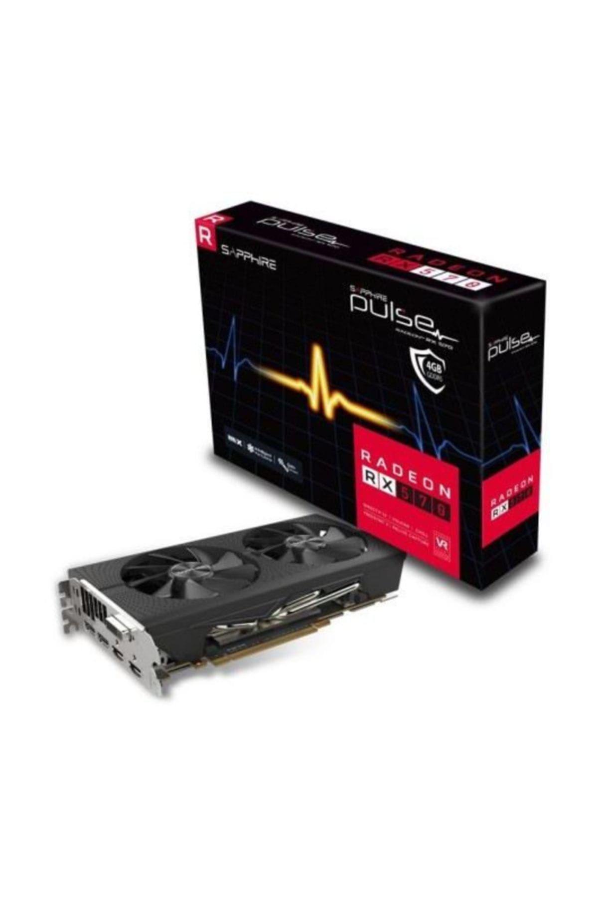 SAPPHIRE Pulse AMD RX570 4GB 256Bit GDDR5 (DX12) PCI-E 3.0 Ekran Kartı 11266-67-20G