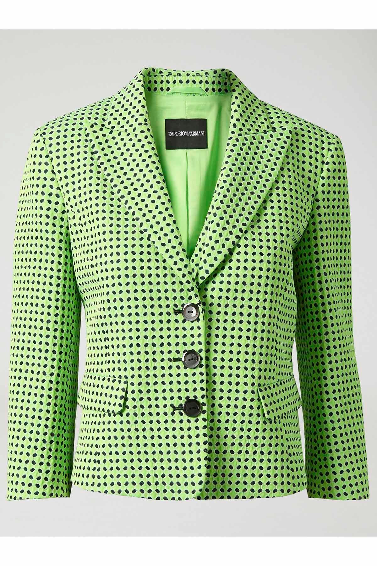 Emporio Armani Kadın Yeşil Ceket Wng44T W2107 015