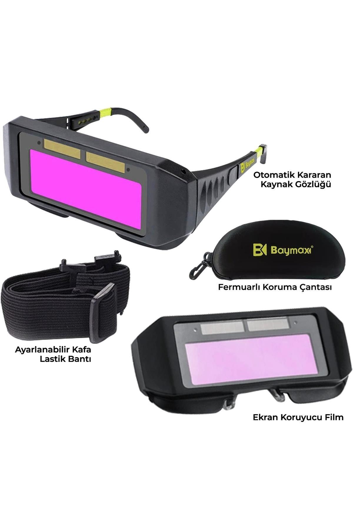 Baymax Max-weld Bx-3200 Otomatik Kararan Colormatik Kaynak Gözlüğü