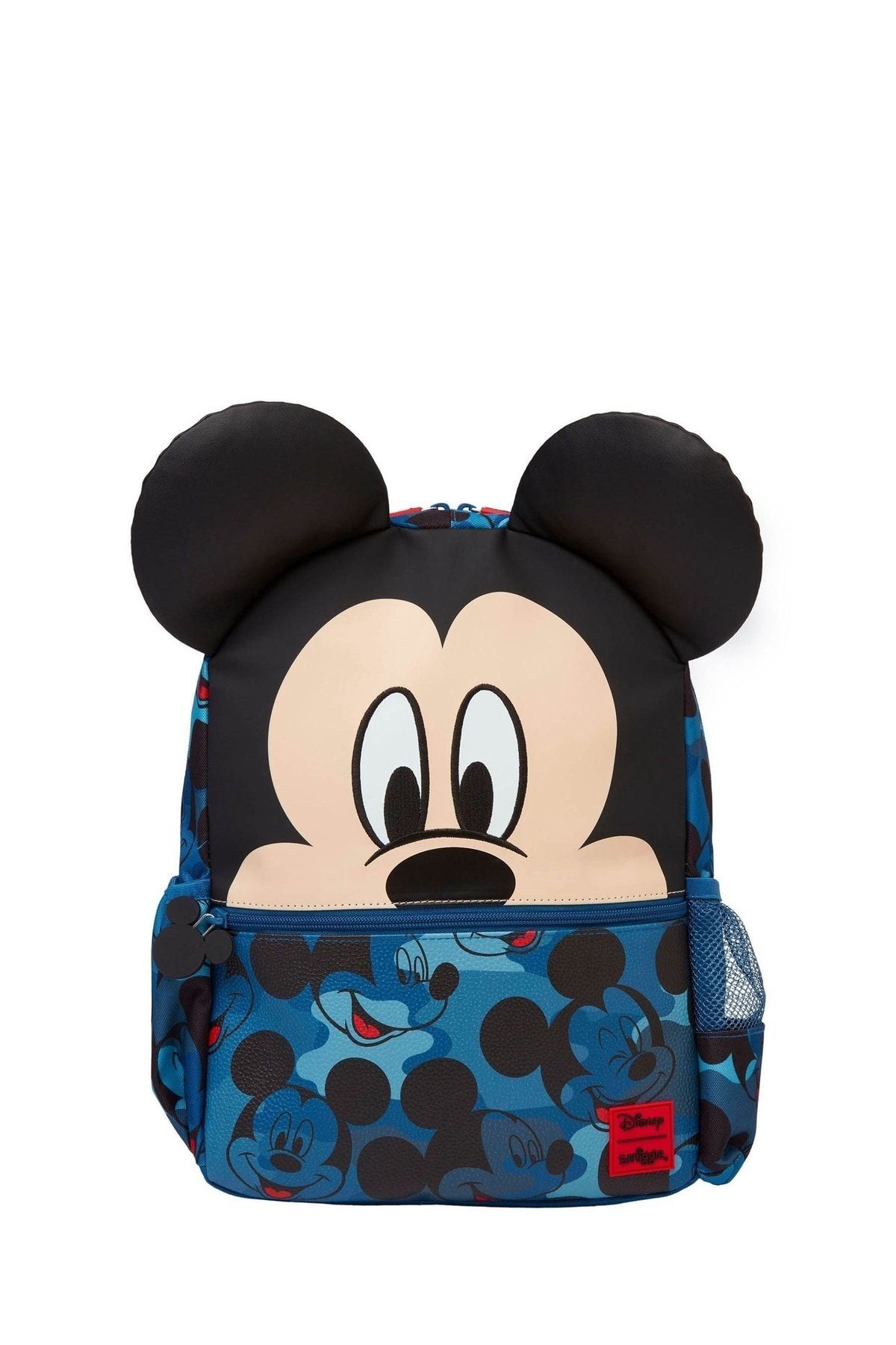 SMIGGLE Disney Junior Koleksiyonu Mickey Mouse Baskılı Kapüşonlu Mavi Okul Çantası
