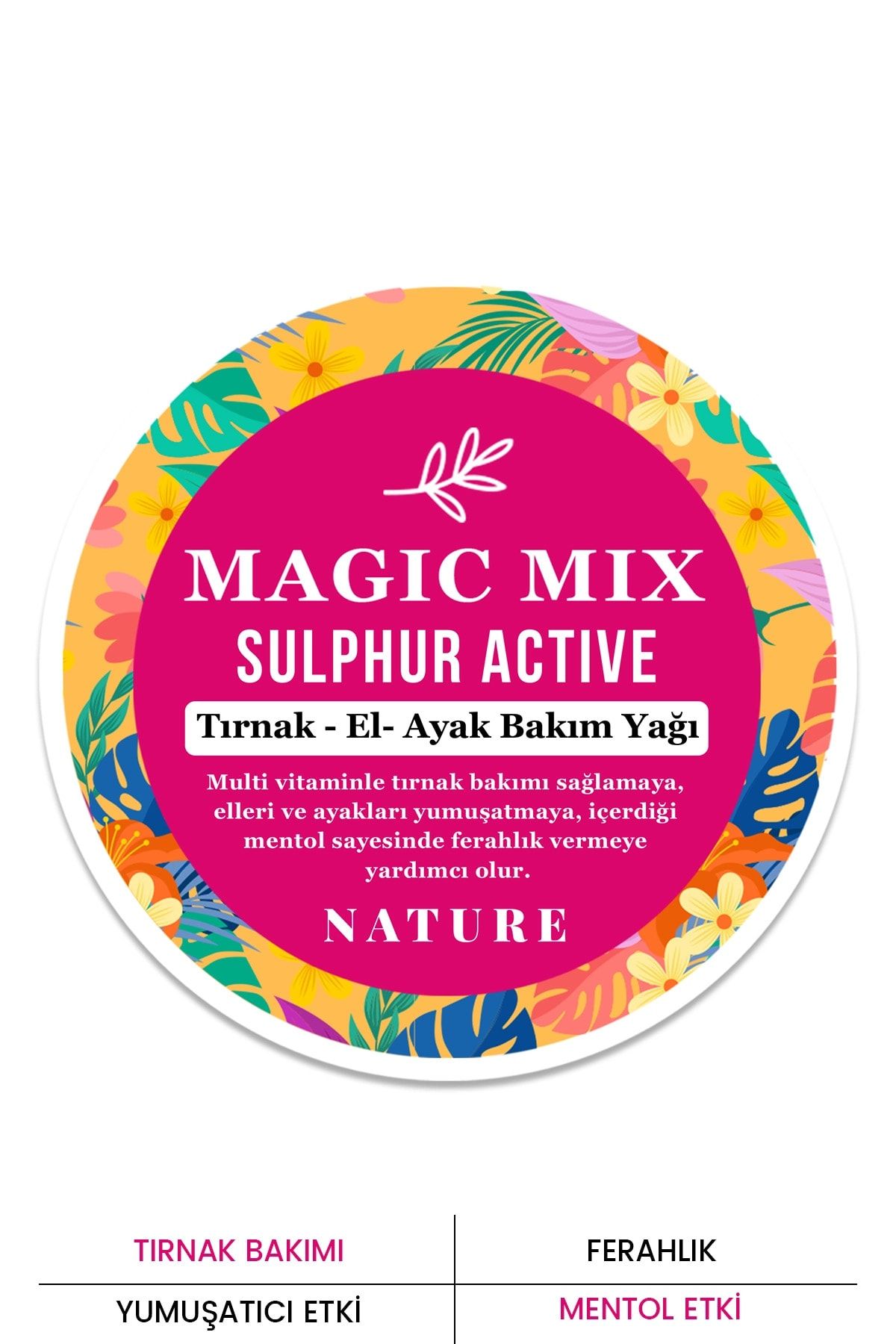 PROCSIN Magic Mix Active Sulphur Güçlendirici Ve Besleyici Tırnak Yağı 50 ml