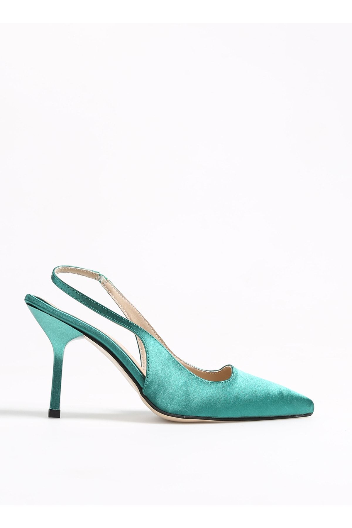 Fabrika Yeşil Kadın Topuklu Ayakkabı Hınes