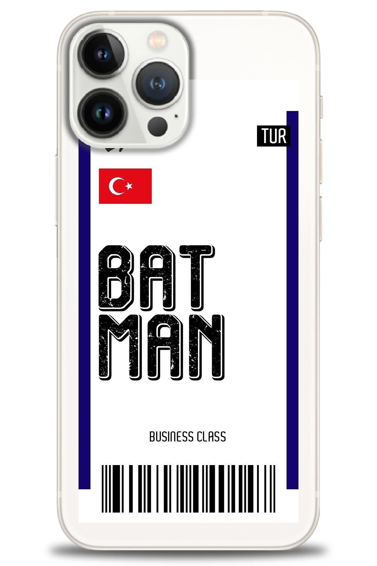 yucinphone Apple Iphone 13 Pro Kılıf Hd Baskılı Kılıf - Batman Uçak Bileti + 5d Seramik Hayalet Ekran Koruyucu