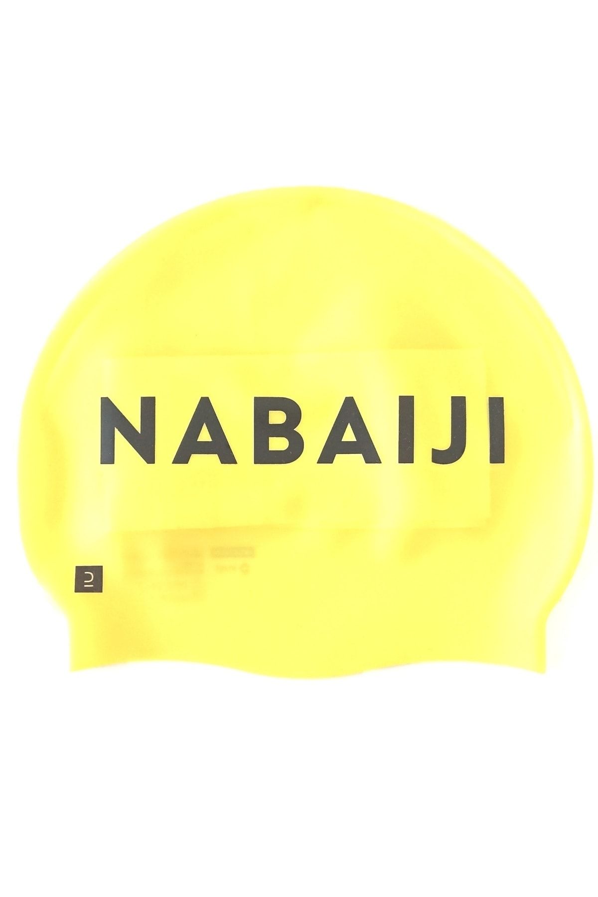Decathlon Nabaiji Silikon Yüzücü Bonesi - Logolu / Sarı - 500