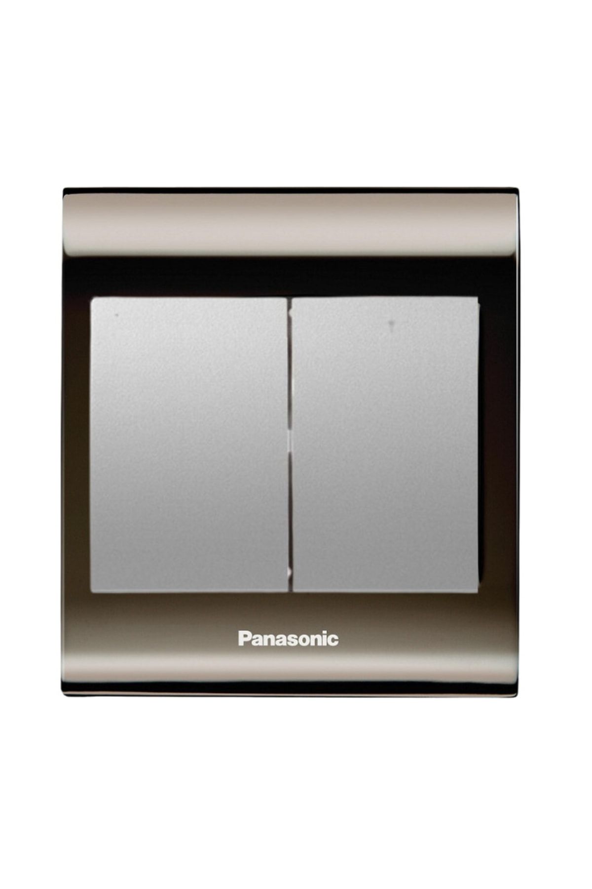 Panasonic Viko Thea Blu Ikili Anahtar, Çerçeve Una+füme, Kapak Metalik Beyaz