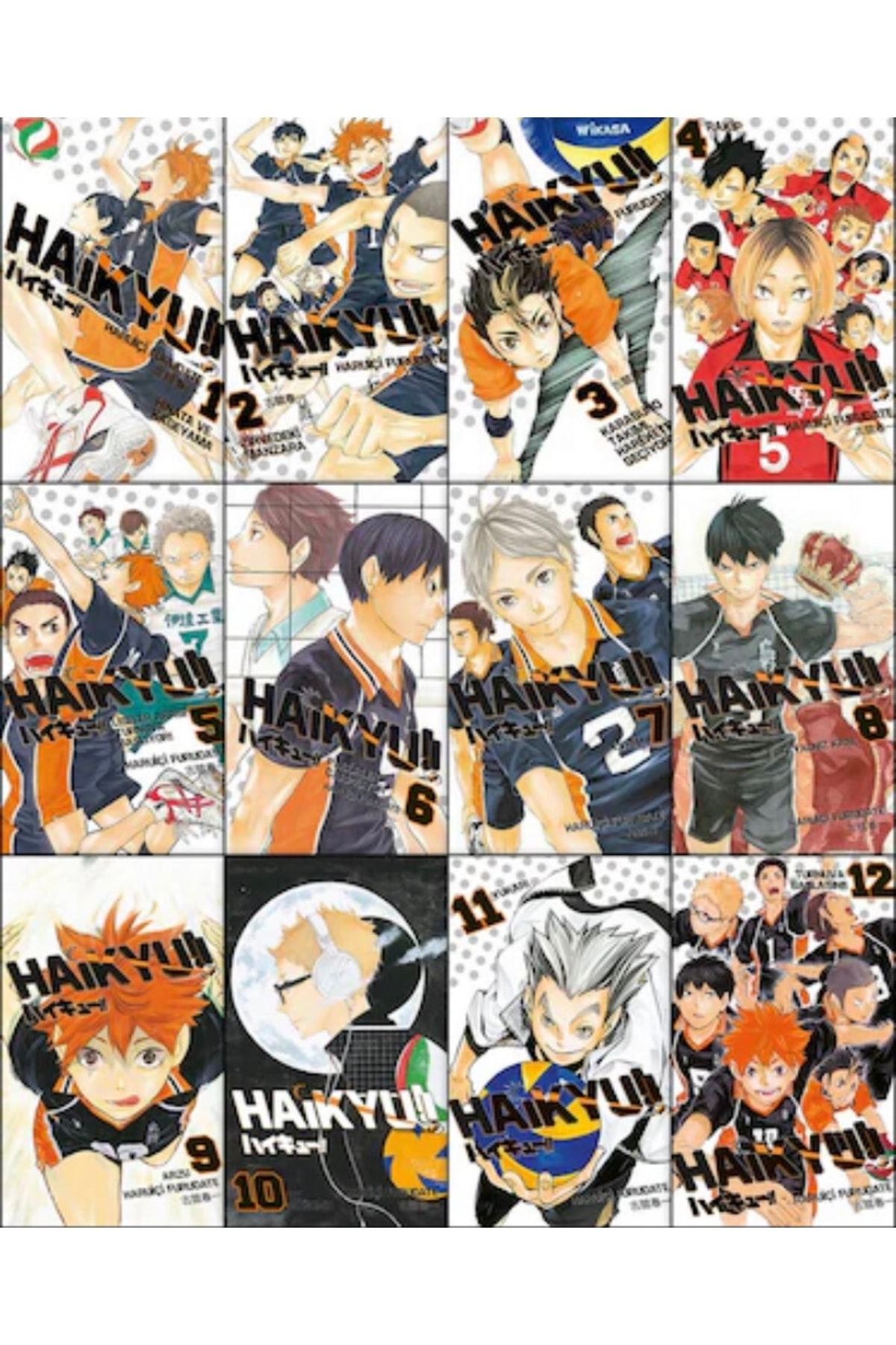 Gerekli Şeyler Yayıncılık Haikyu 1-12 Manga Seti