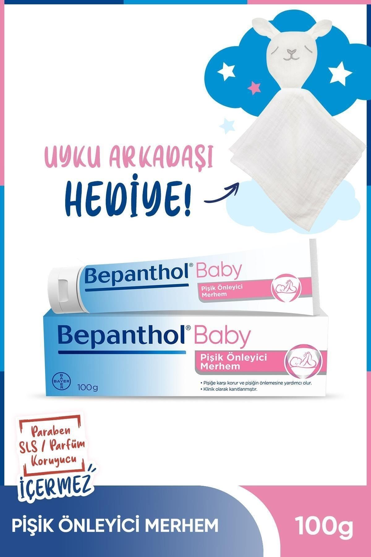 Bepanthol Baby Pişik Önleyici Merhem 100 gr + Uyku Arkadaşı Hediyeli