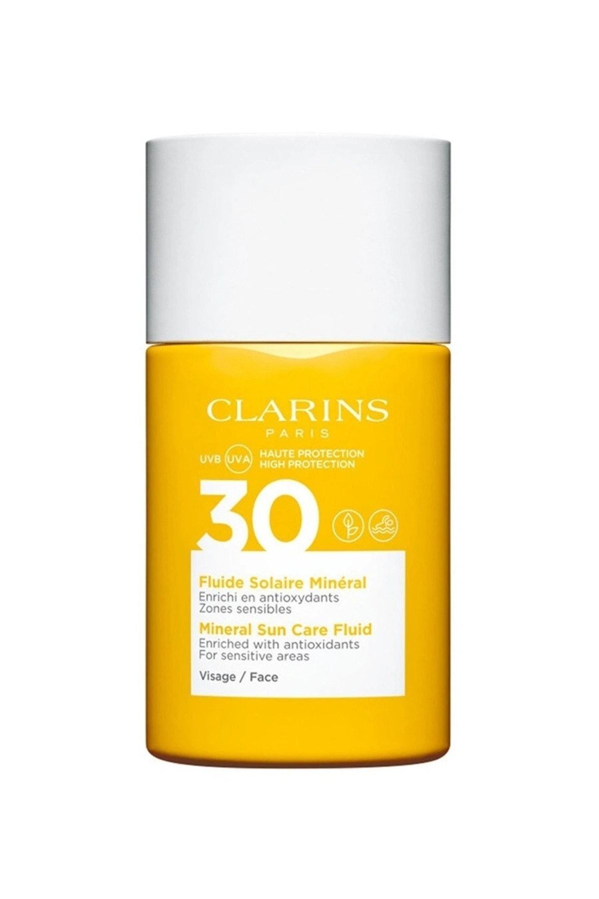 Clarins Mineral Sun Care Fluid Spf 30 For Face 30 ml Güneş Kremi