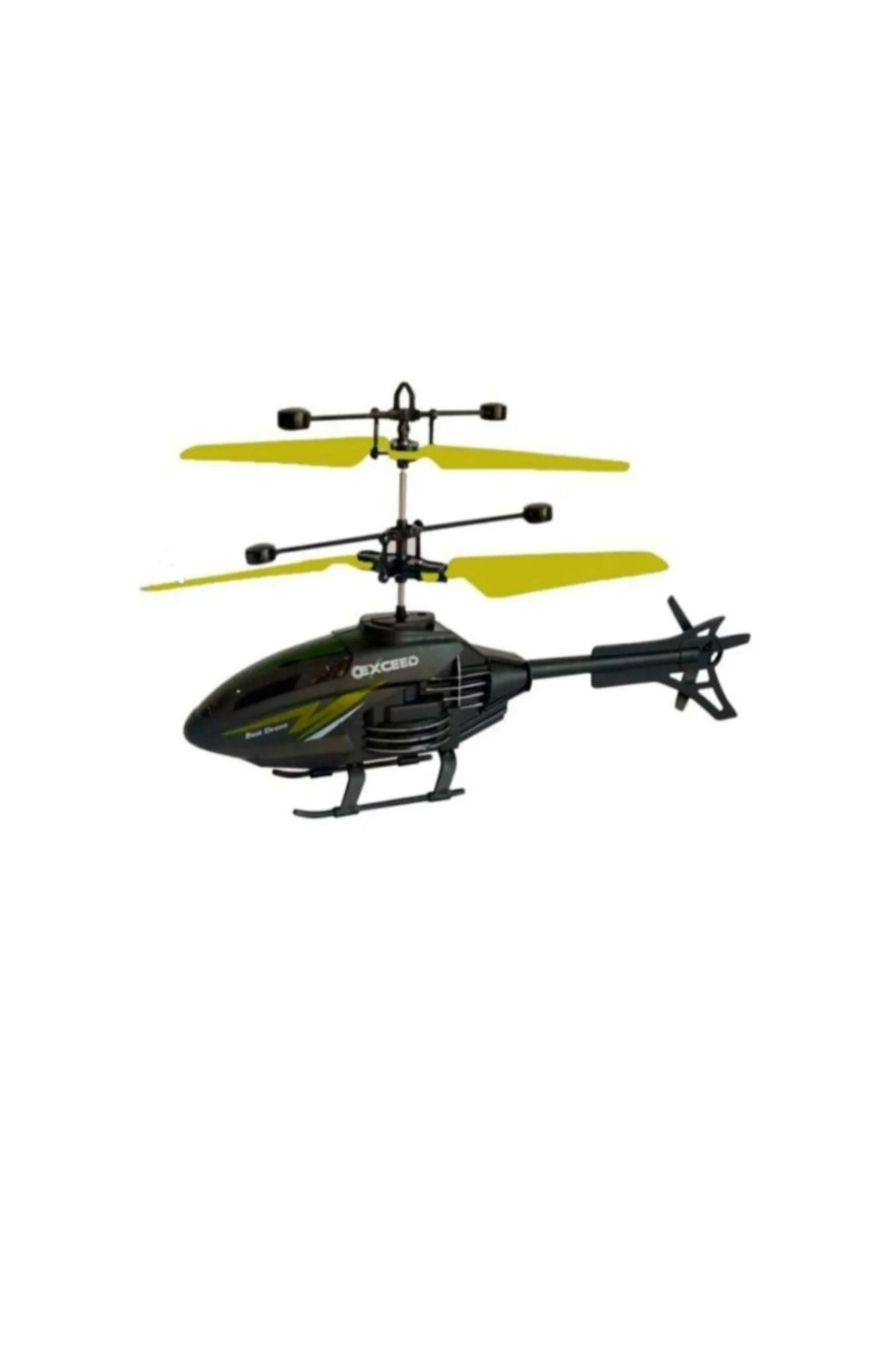 JOYFUL CHİLD Sarı Işıklı Rc Helikopter Uzaktan Kumandalı Şarjlı Helikopter Sensörlü Drone Helikopt