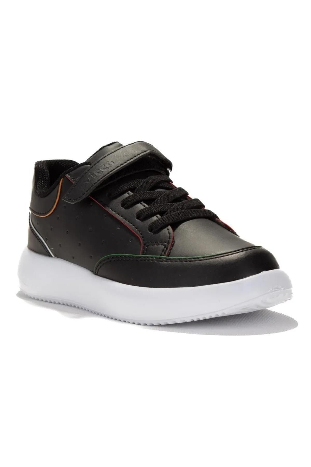 Vicco Latte Siyah Çocuk Sneaker Ayakkabı