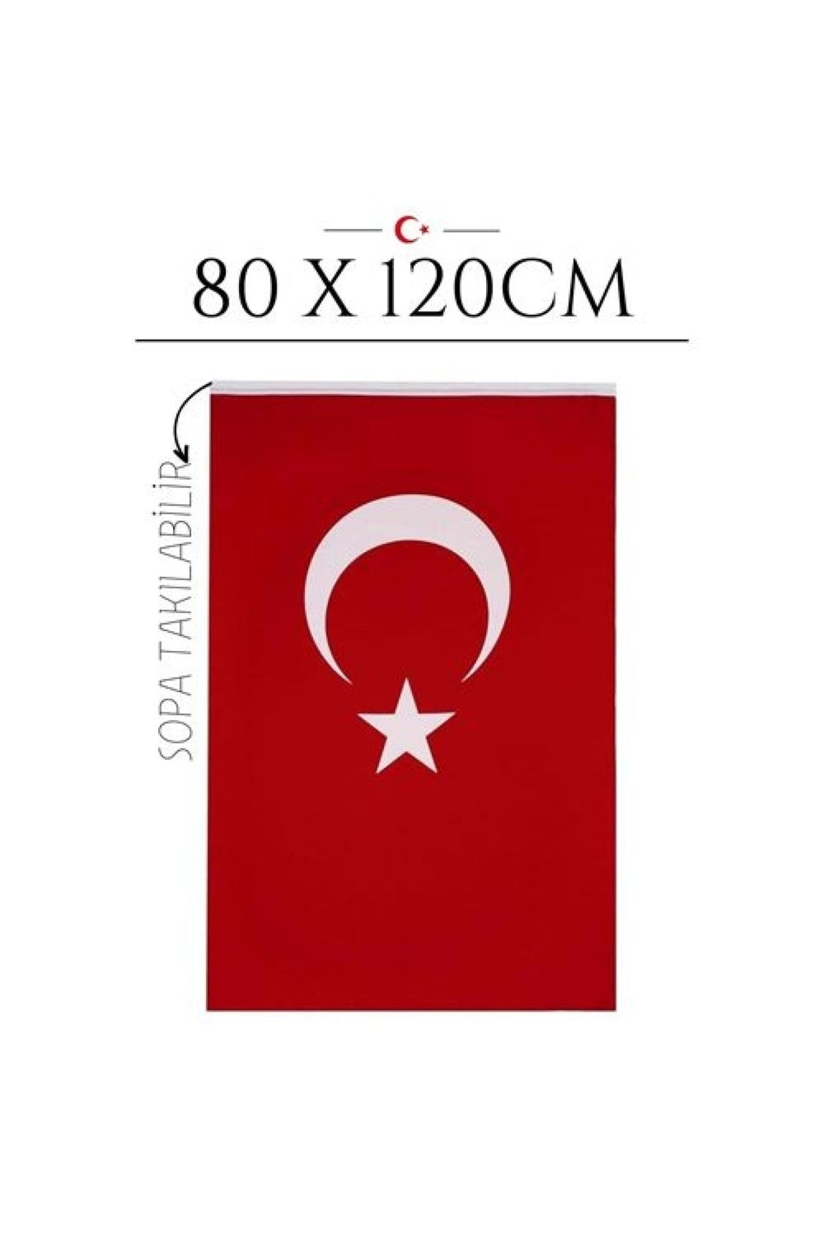 Transformacion Türk Bayrağı Kumaş 80x120cm 718380