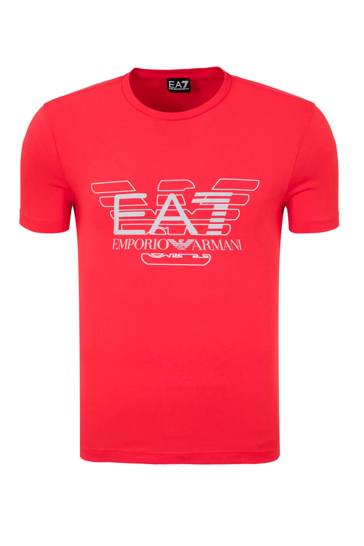 EA7 Kırmızı Erkek T-Shirt 3ZPT45 PJ30Z 1451