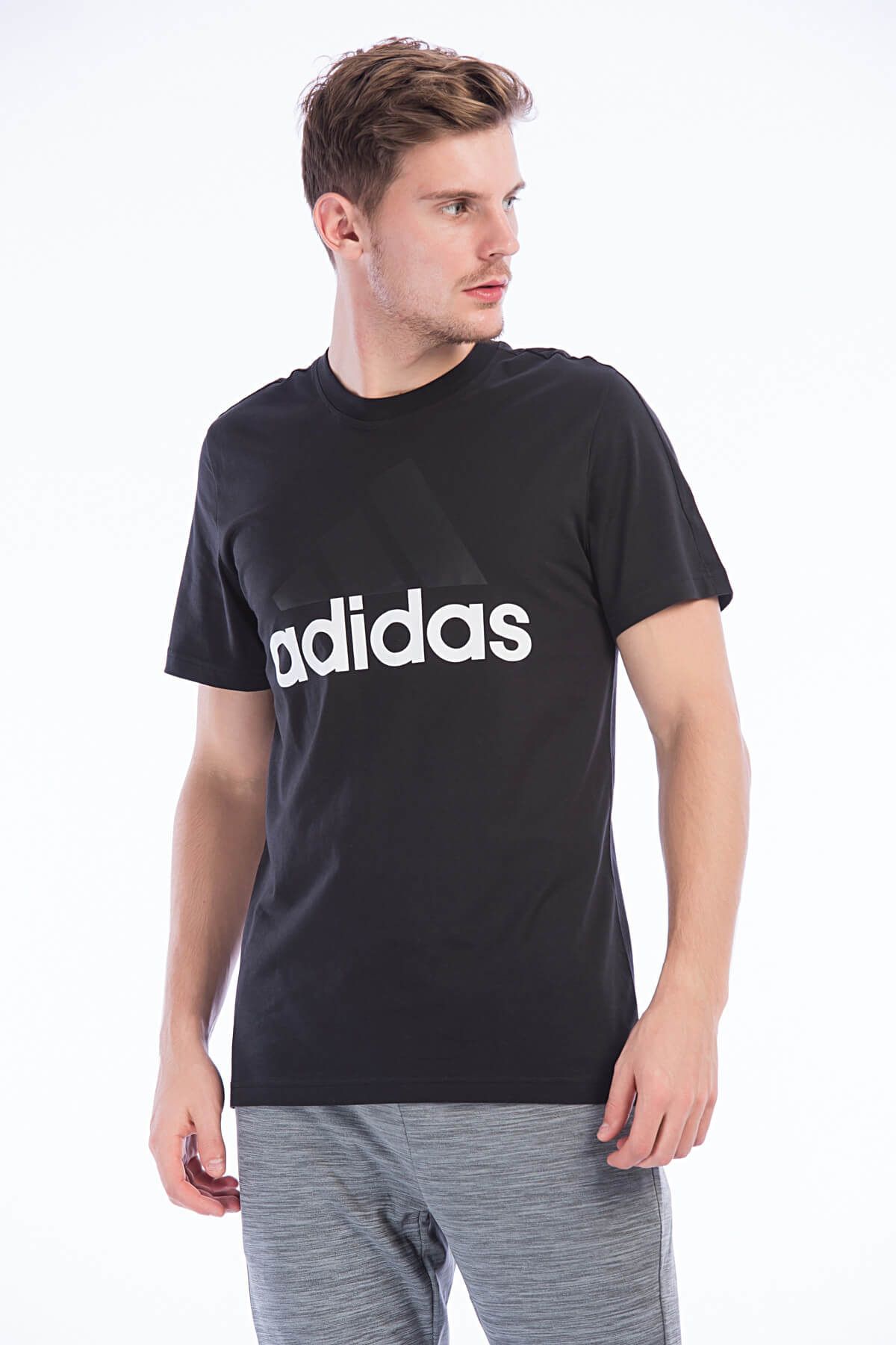 adidas Erkek T-shirt - Ess Linear Tee - S98731