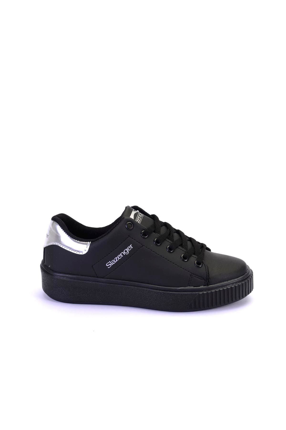 Slazenger Gala Sneaker Kadın Ayakkabı Siyah / Gümüş
