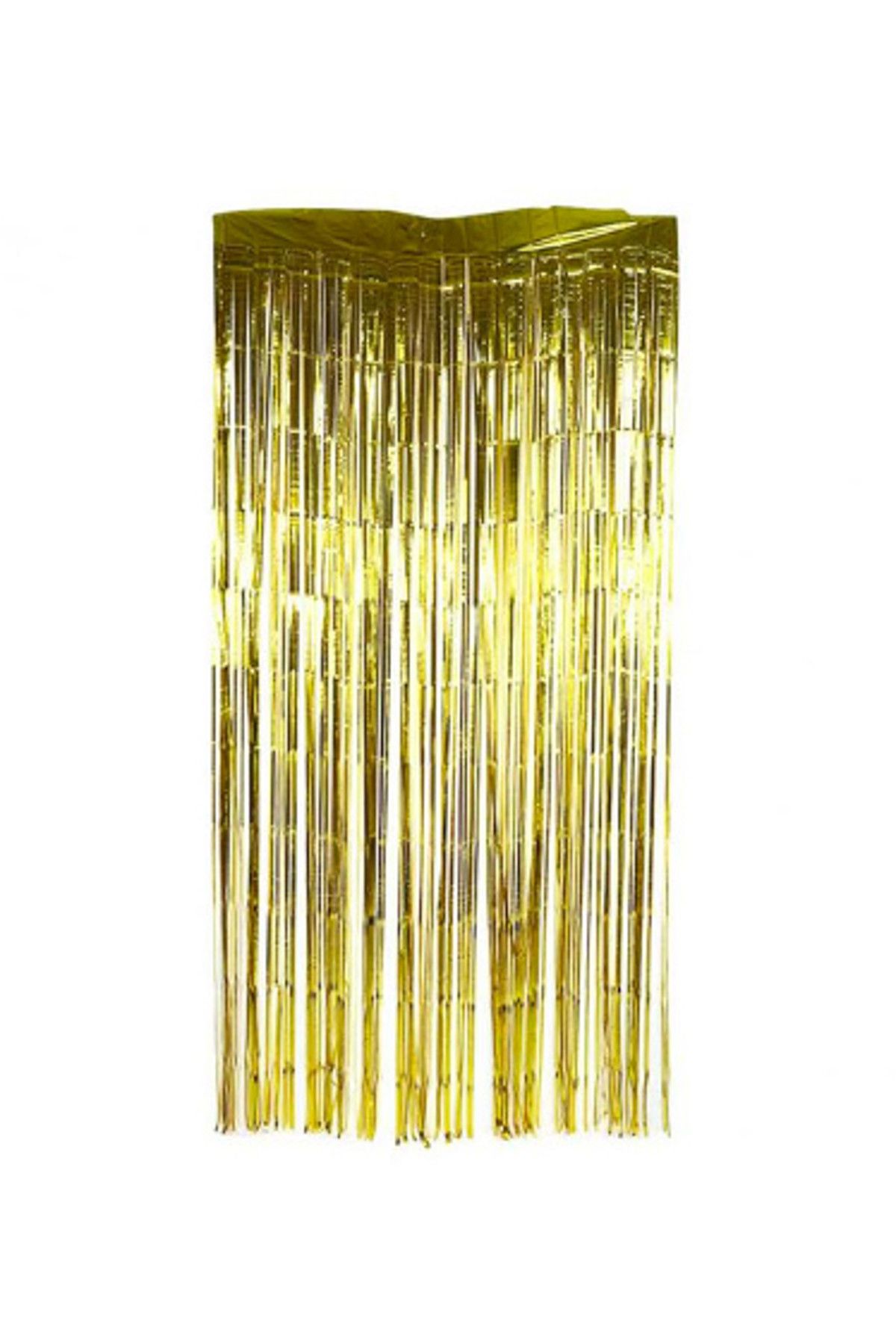 Partibulutu Metalize Kapı Perdesi Altın