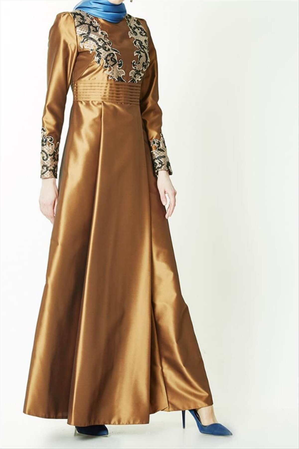 Kayra Kadın Sarı Abiye Elbise Kayra-KA-B7-23049