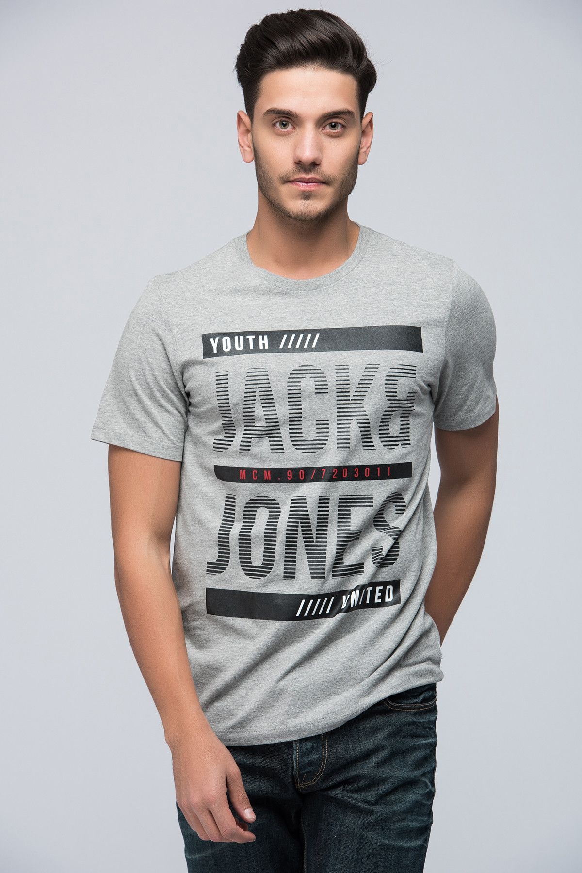 Jack & Jones T-Shirt - Line Core Tee SS Crew Neck - 12135218