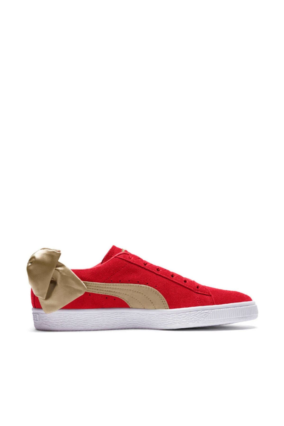 Puma SUEDE BOW VARSITY WN S Kırmızı Kadın Sneaker Ayakkabı 100462643