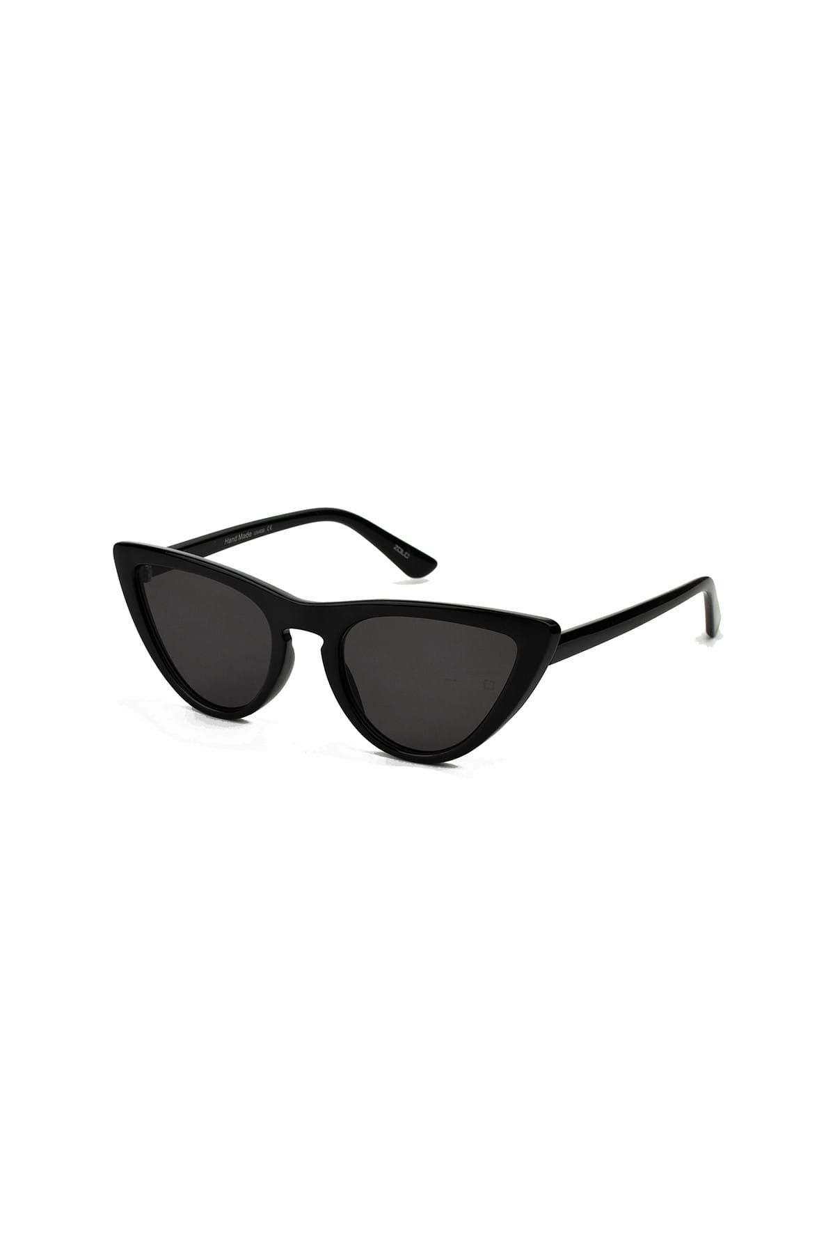 Zolo Eyewear Kadın Zolo Eyewear 95107 C01 Siyah Cateye Güneş Gözlüğü