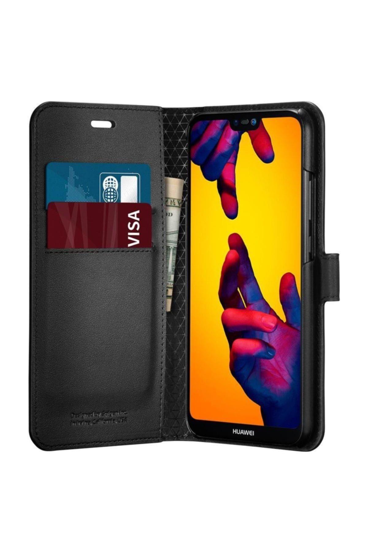 Spigen Huawei P20 Lite/nova 3e Kılıf Wallet S Black - L22cs23078