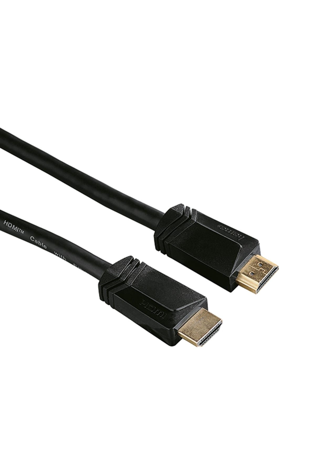 Hama HS Ethernet Altın Uç 4K Siyah 3S 43221 m HDMI hm-122104