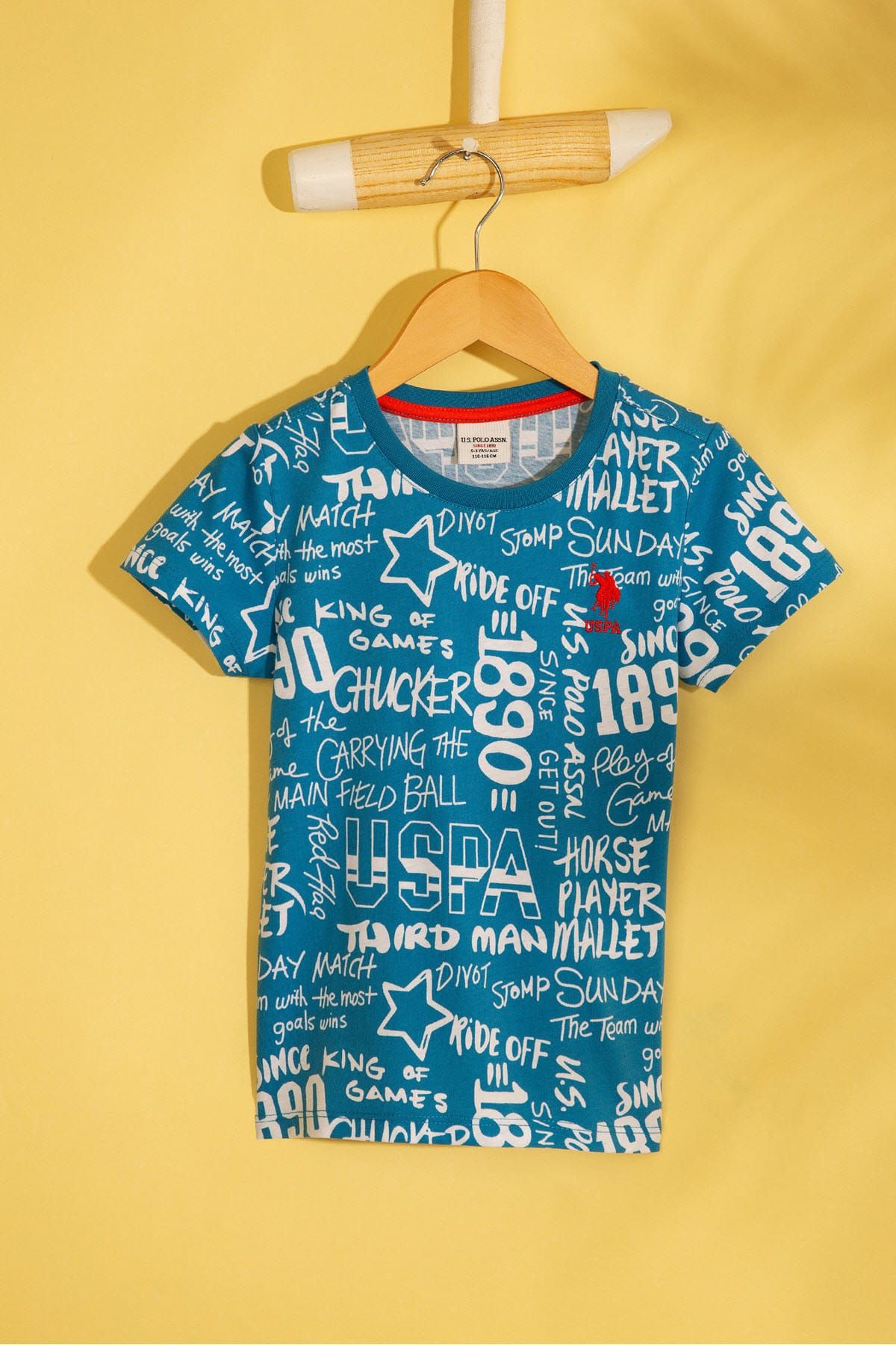 U.S. Polo Assn. Mavı Erkek Cocuk T-Shirt