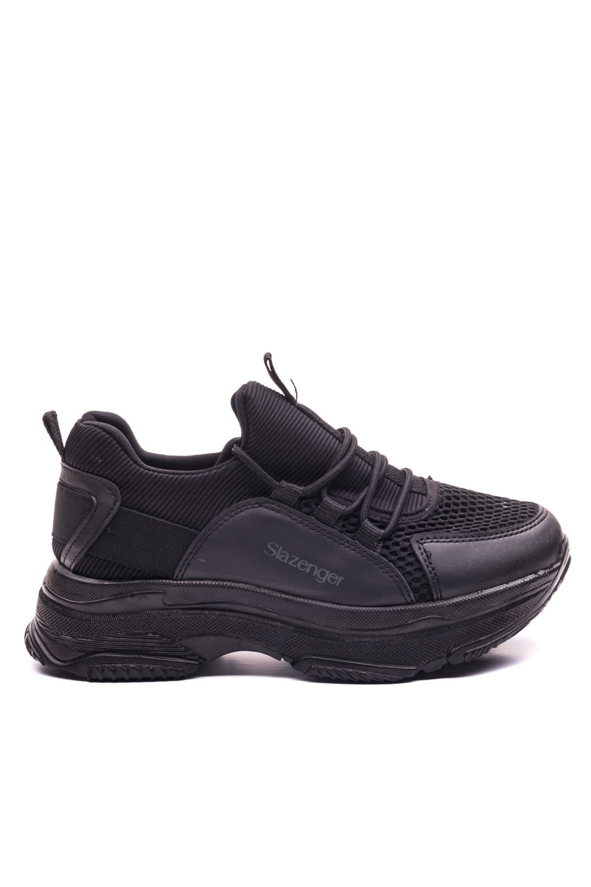 Slazenger Zulu Sneaker Kadın Ayakkabı Siyah / Siyah