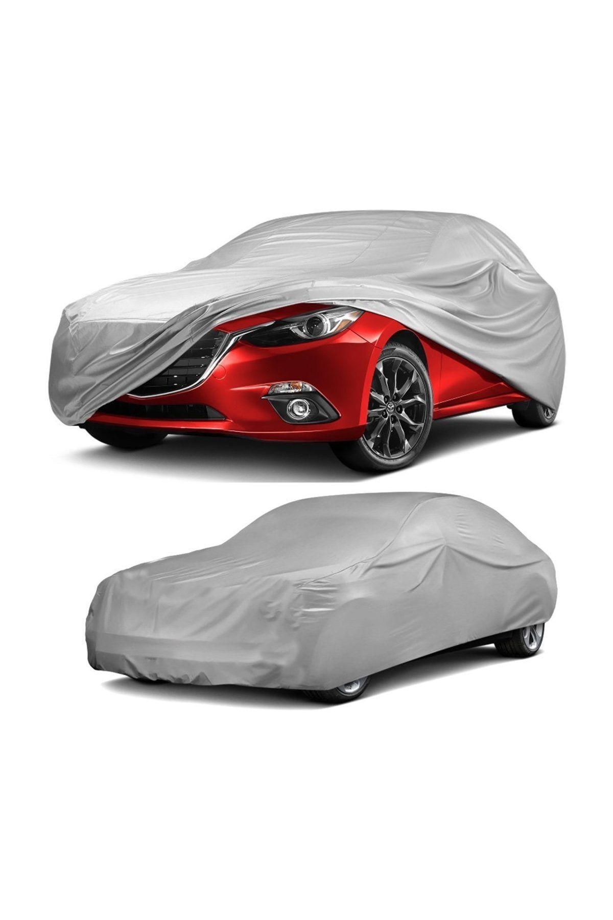 AutoEN CoverPlus Alfa Romeo Mito Oto Brandası Araba Çadırı - Gri
