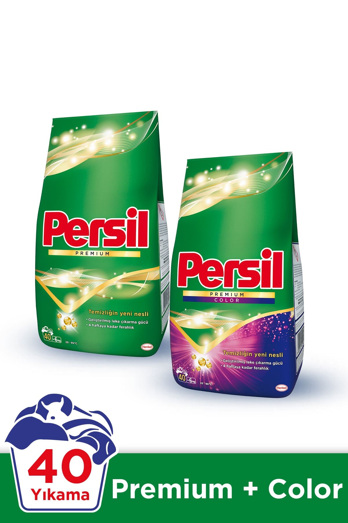 Persil Premium 6 kg & Premium Color 6 kg Toz Çamaşır Deterjanı