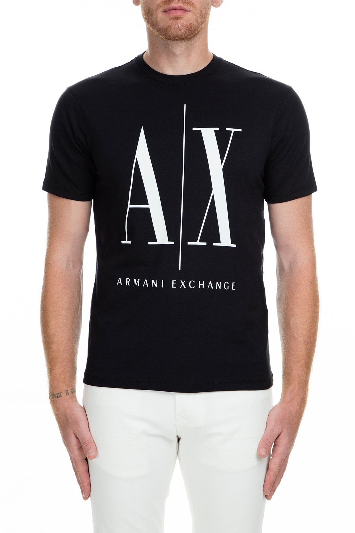 Armani Exchange Siyah Erkek T-Shirt 8NZTPA ZJH4Z 1200