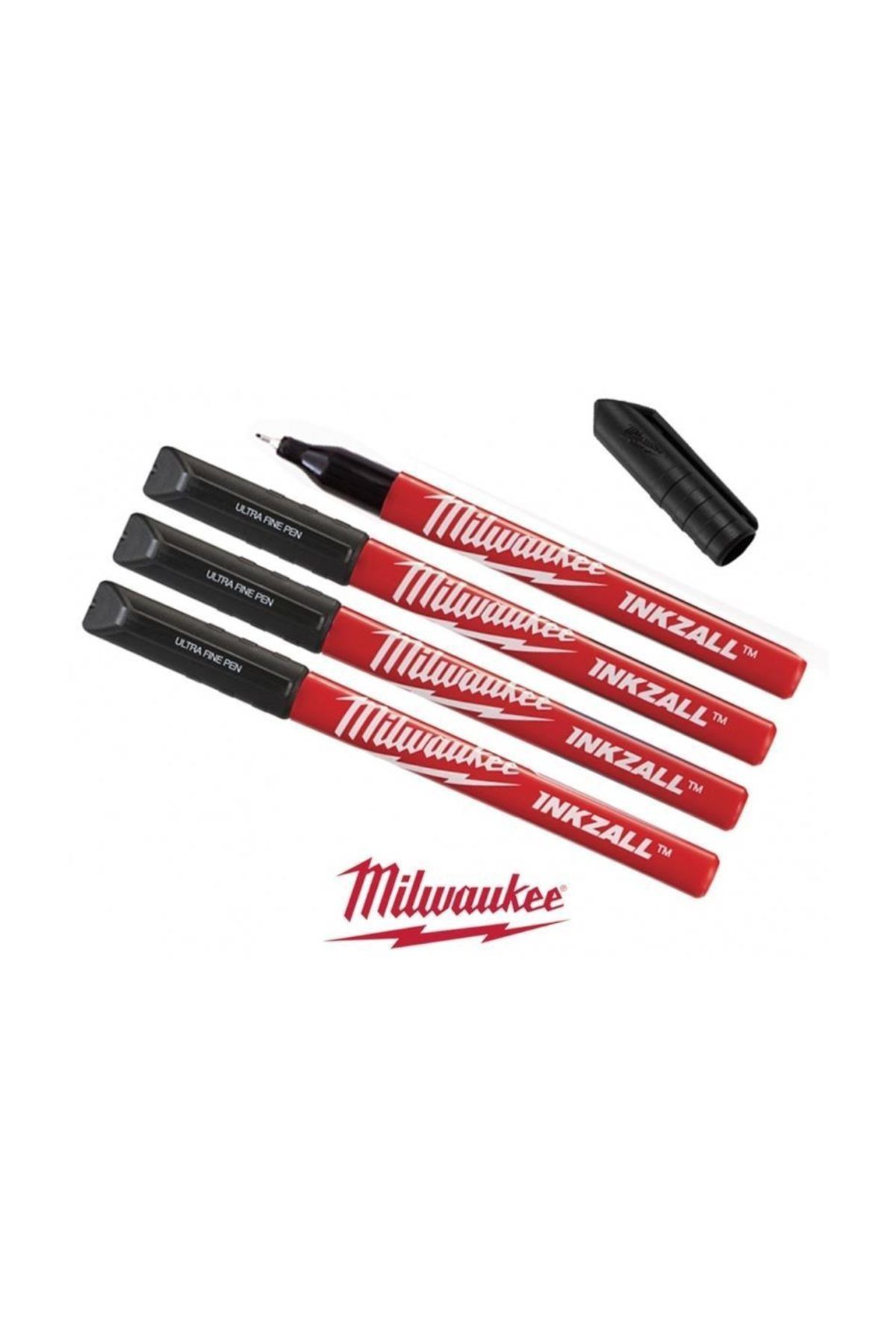Milwaukee T48223164 Ağır Hizmet Tipi Inkzall™ 4lü İşaretleme Kalemi Geniş Uçlu 0,6mm