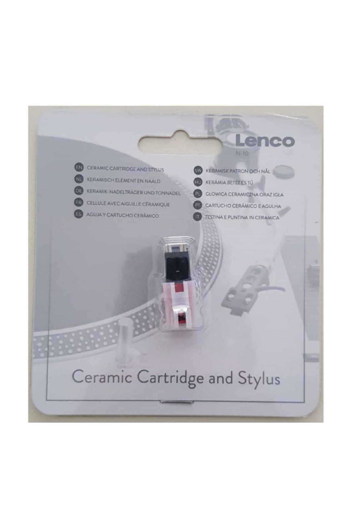 Lenco N-10 Pikap Plakçalar Iğnesi - Ceramic Cartridge And Stylus