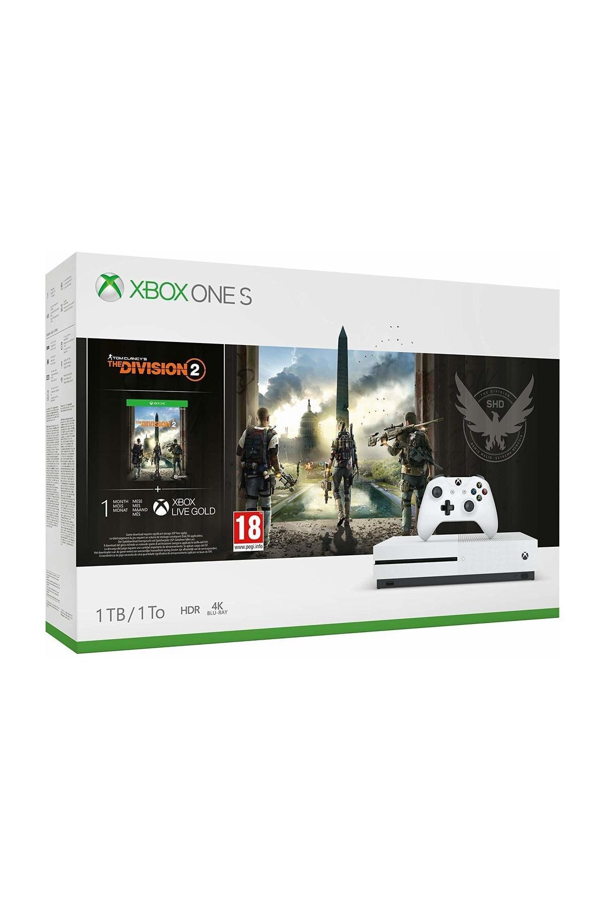 Microsoft Xbox One S 1TB + Division 2 Oyun (Microsoft Garantili)